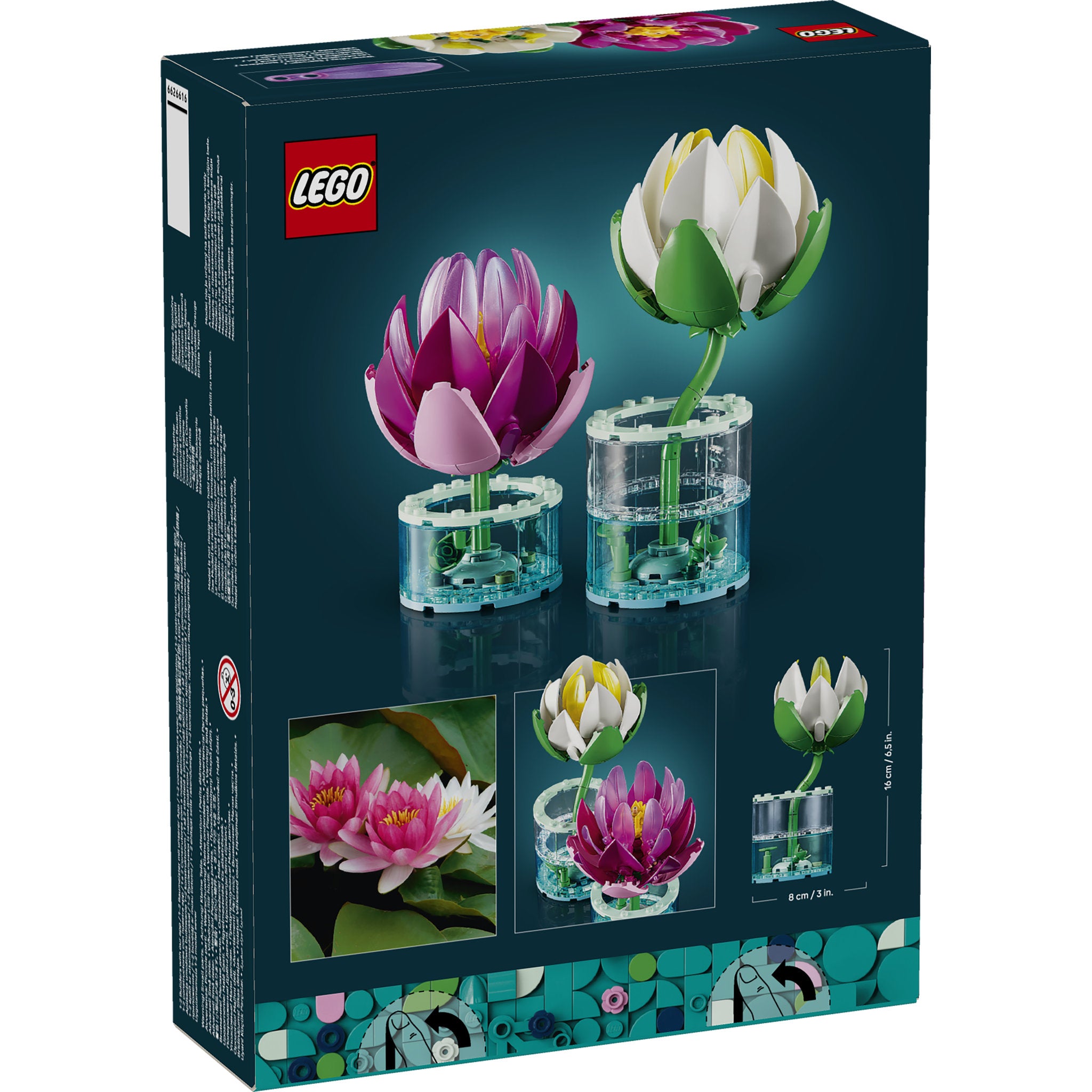 LEGO 11511 Botanicals Water Lilies Flowers in Vase Set in packaging