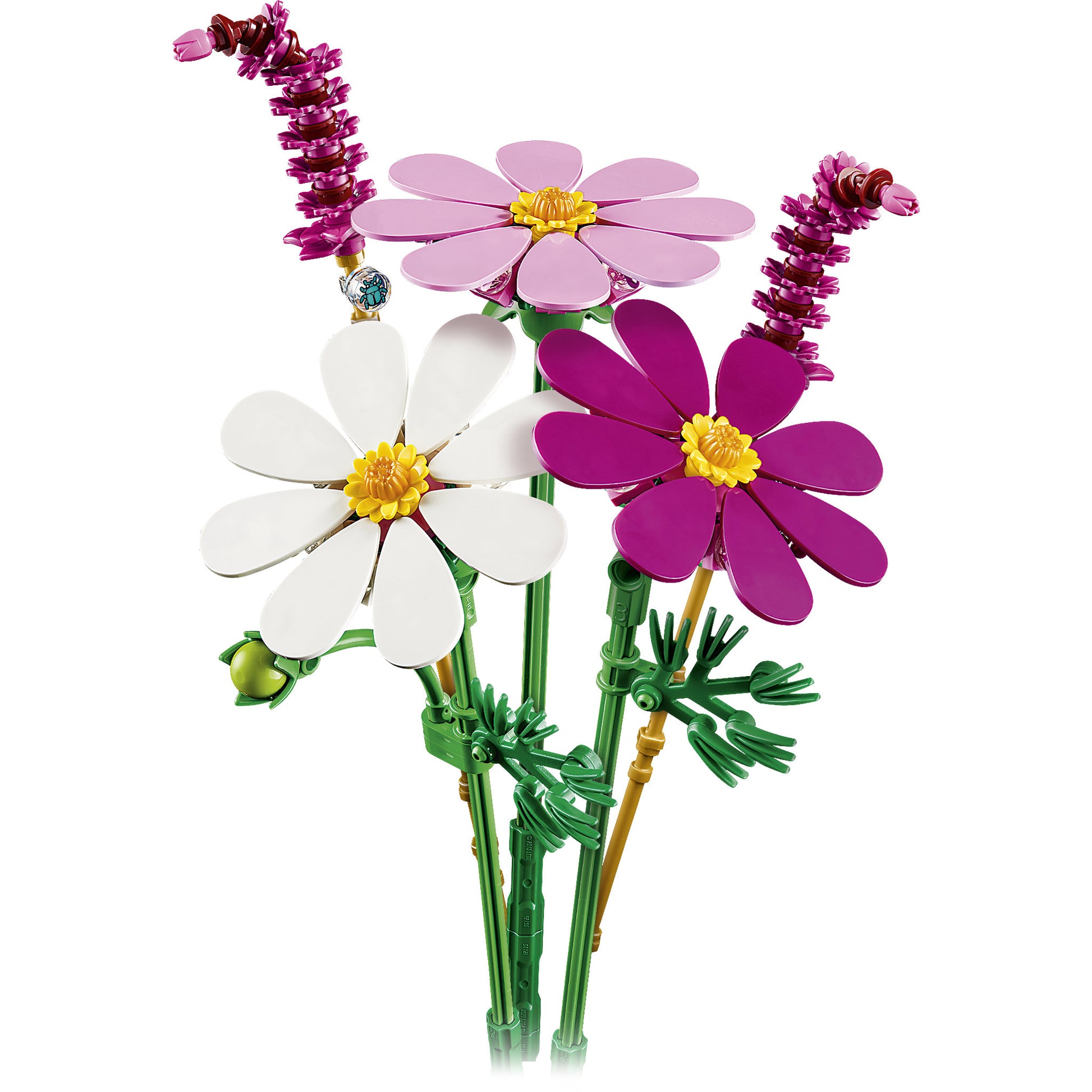 Assembled LEGO 11514 Botanicals Cosmos Flowers Set