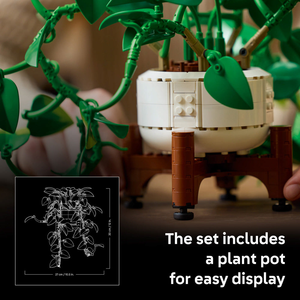 Plant pot included with the LEGO 11512 Botanicals Hanging Golden Pothos set 