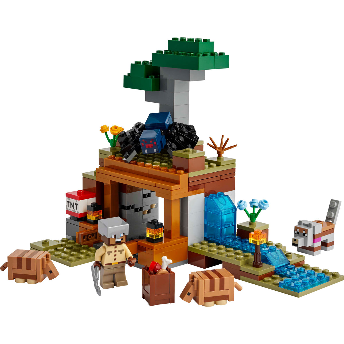 LEGO 21269 Minecraft The Armadillo Mine Expedition – Toyworld NZ