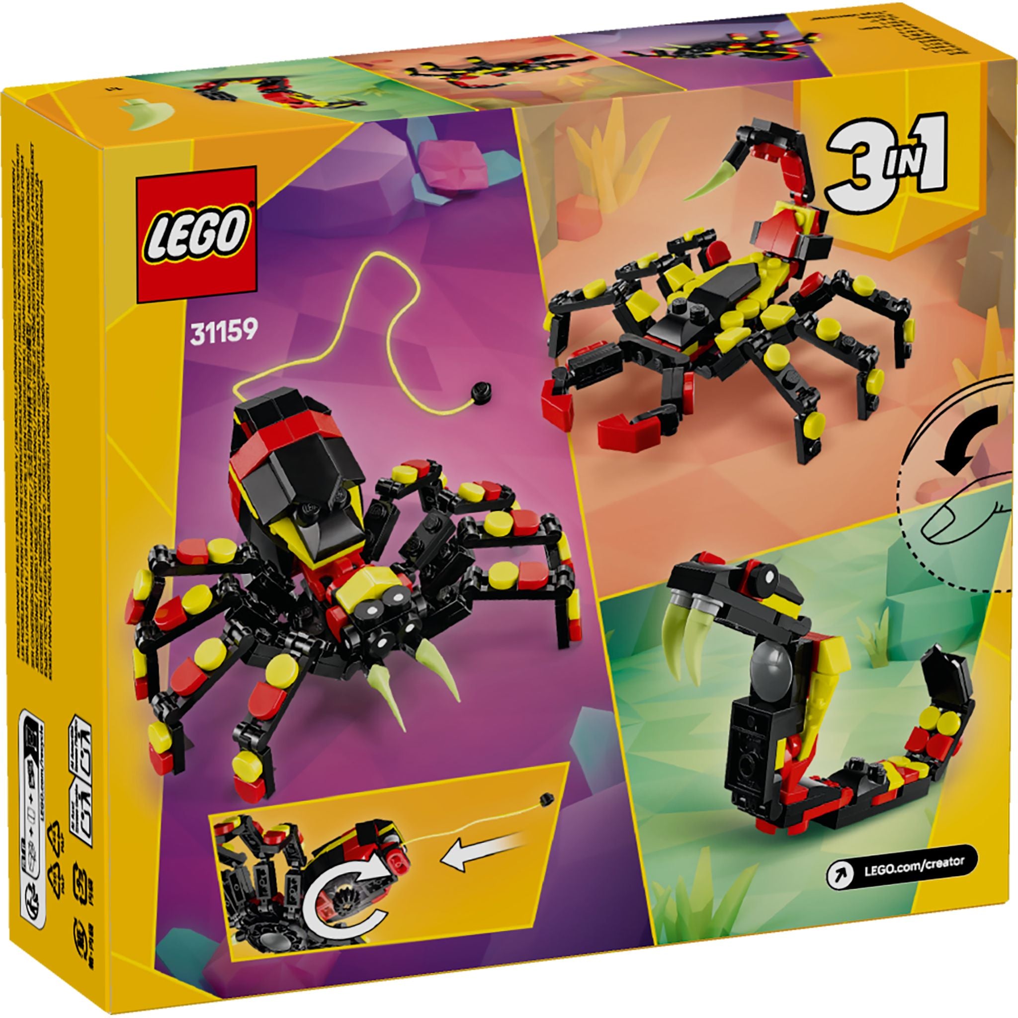 LEGO 31159 Creator Wild Animals: Surprising Spider