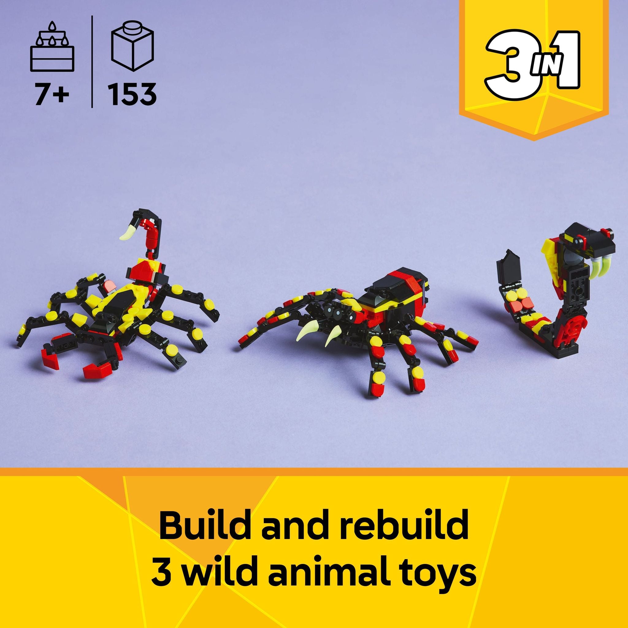 LEGO 31159 Creator Wild Animals: Surprising Spider