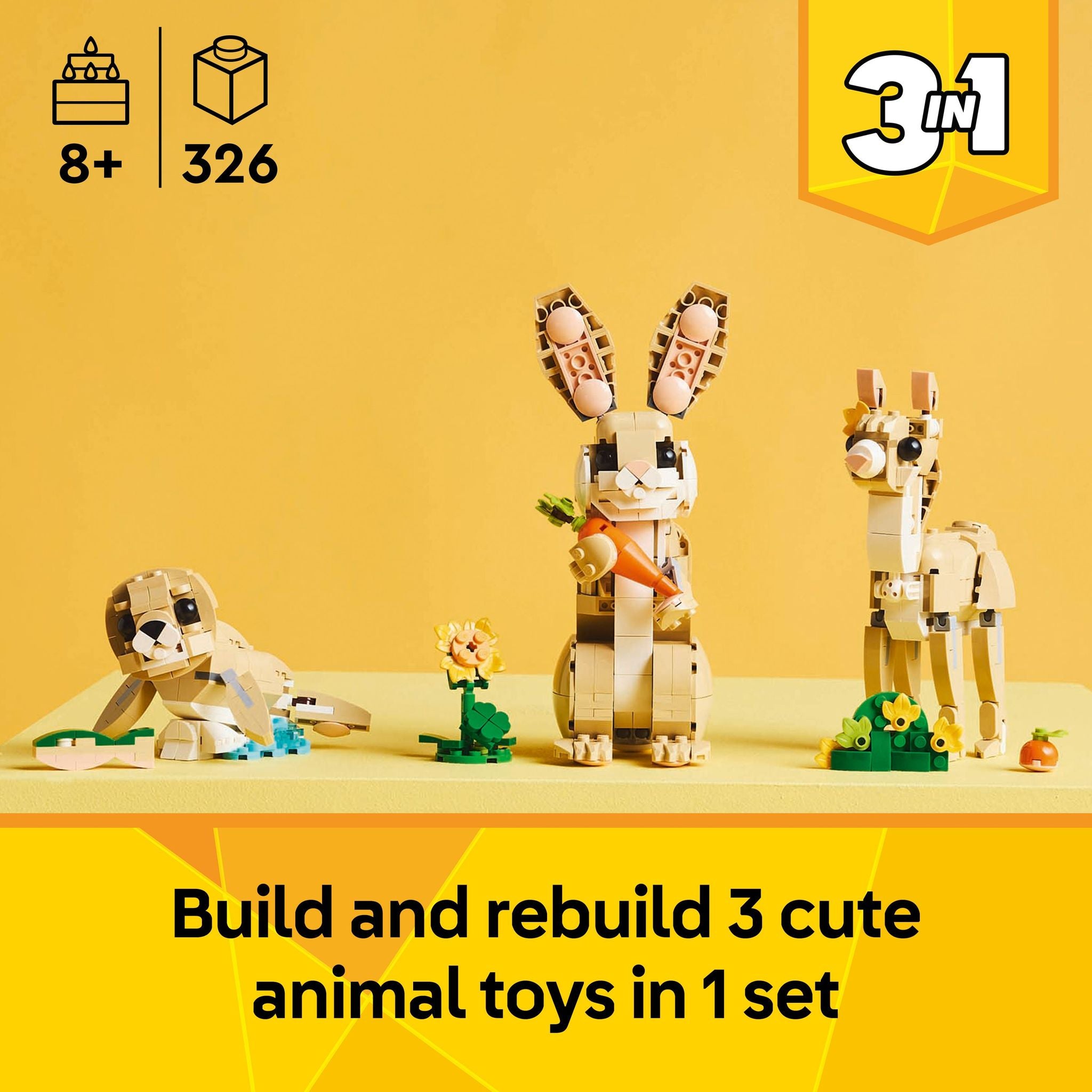 LEGO 31162 Creator Cute Bunny – Toyworld NZ