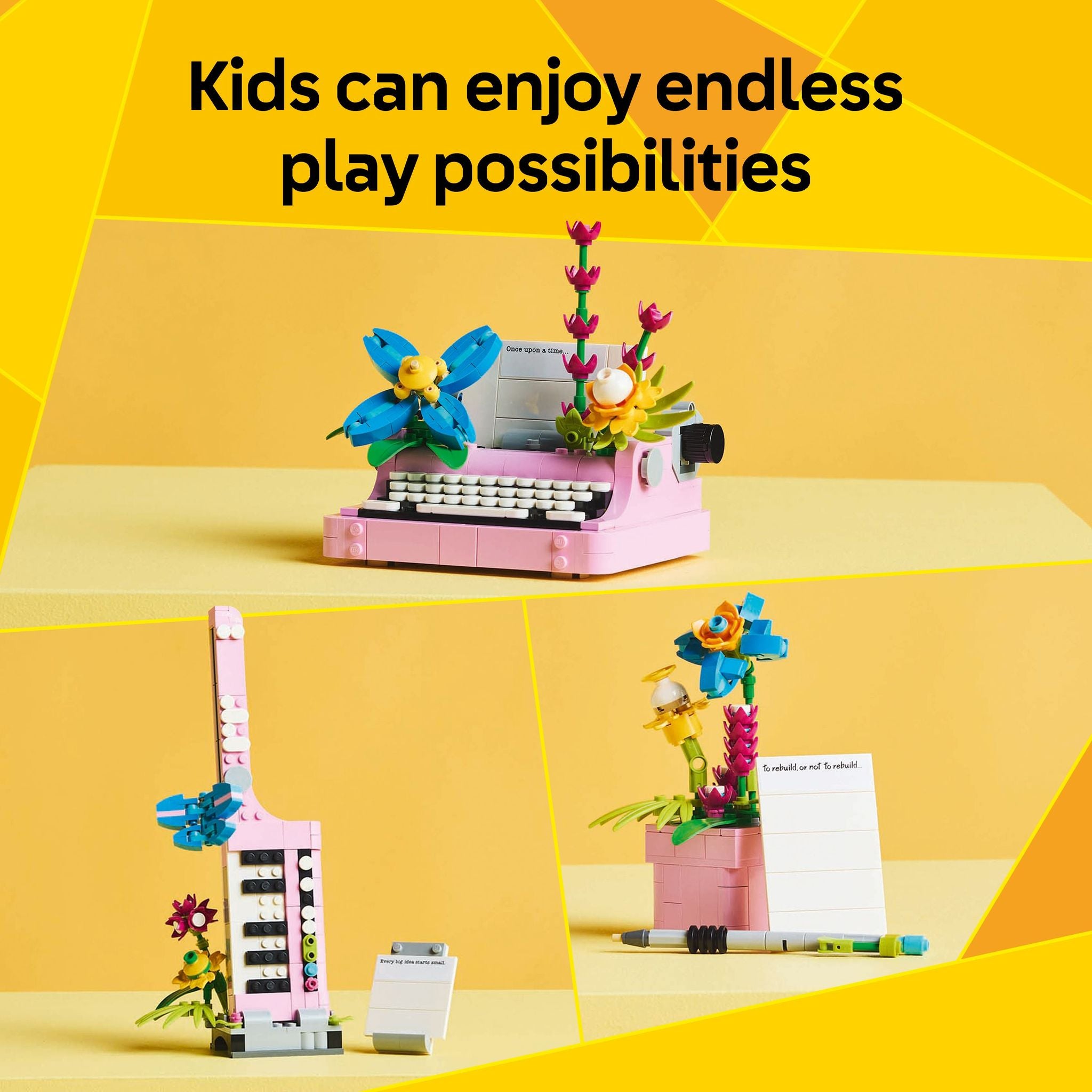 LEGO 31169 Creator Typewriter with Flowers