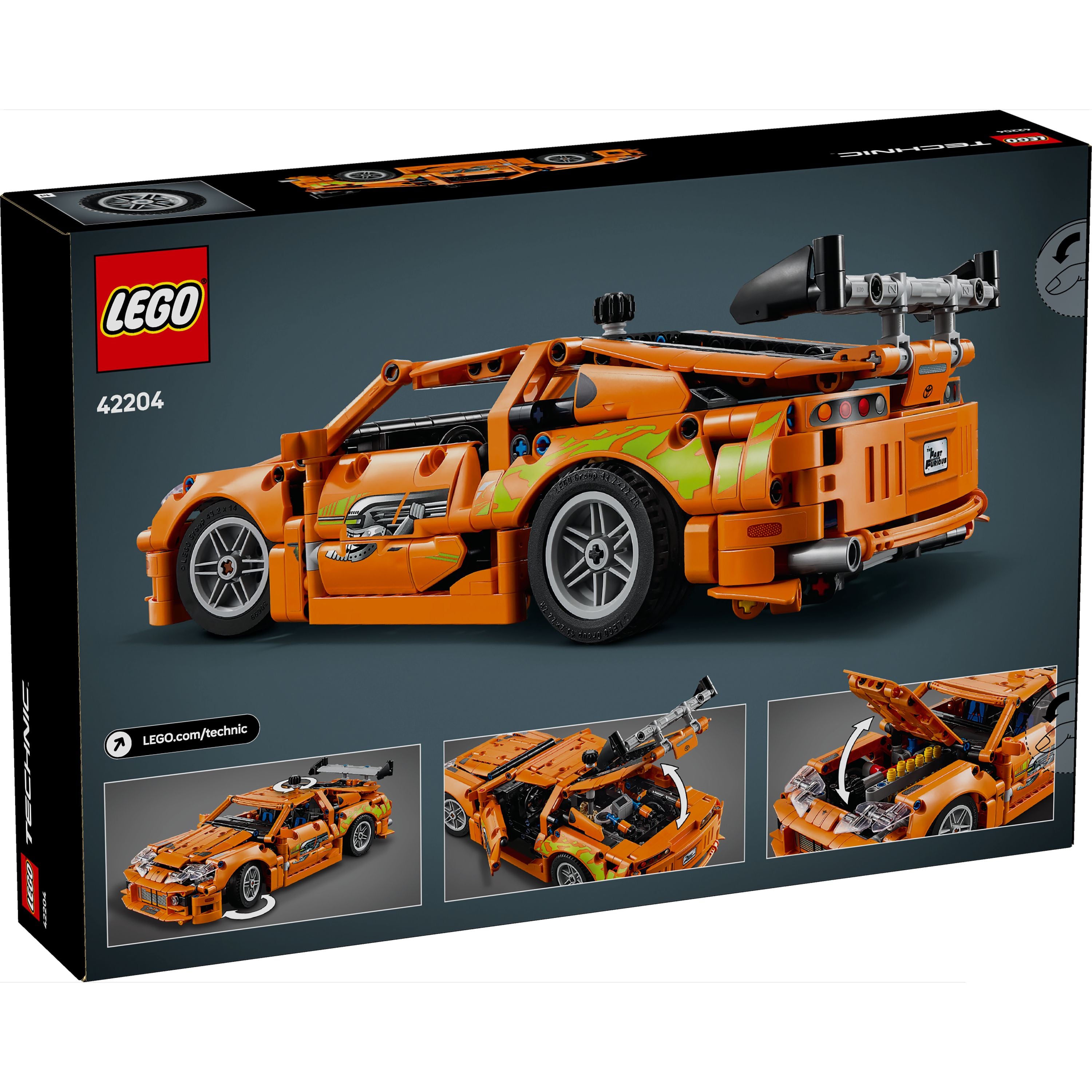 LEGO 42204 Technic Fast and Furious Toyota Supra MK4