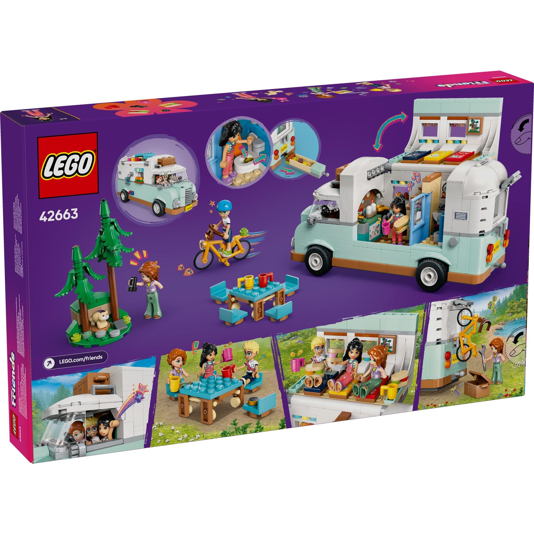 LEGO 42663 Friends Friendship Camper Van Adventure