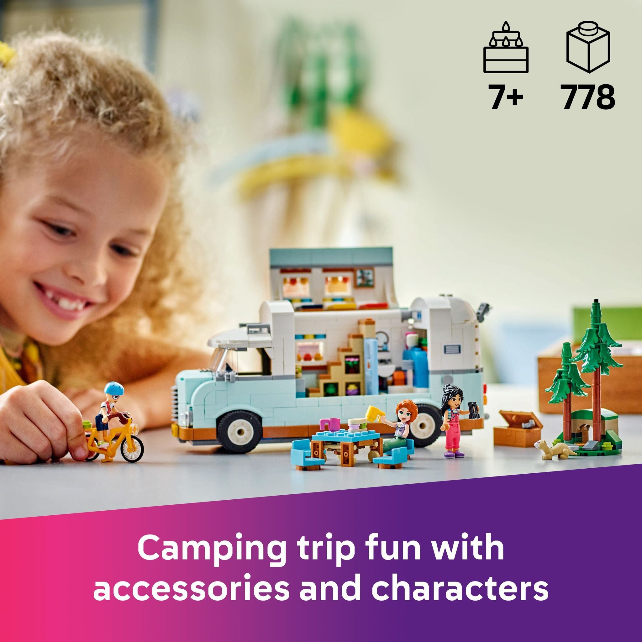 42663 LEGO 42663 Friends Friendship Camper Van Adventure – Toyworld NZ