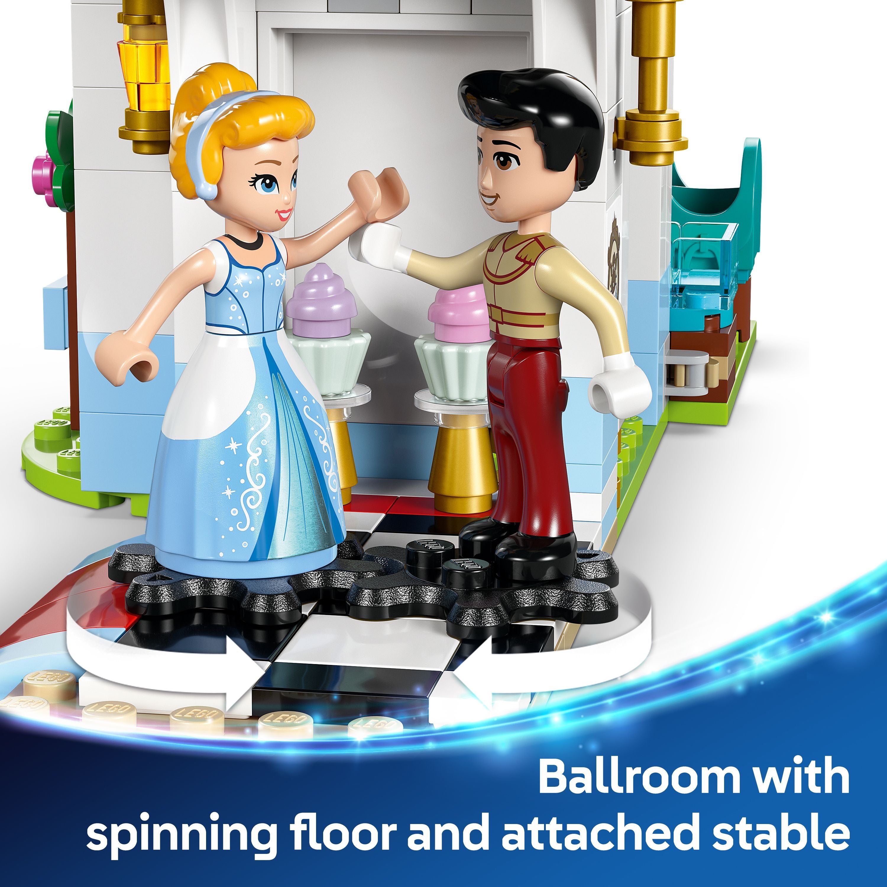 LEGO 43275 Disney Princess Cinderella’s Castle & Horse Carriage