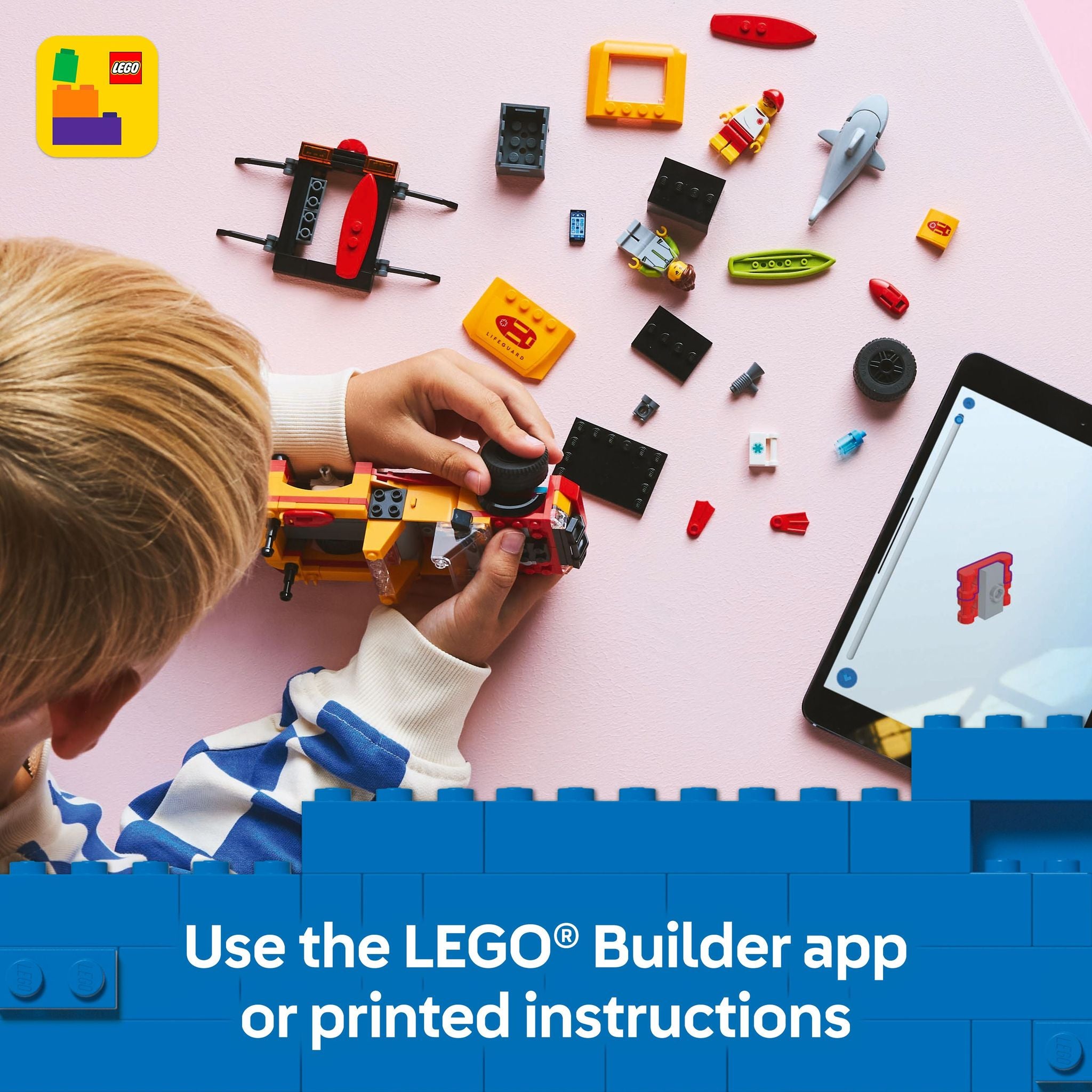 LEGO 60453 City Lifeguard Beach Rescue Truck