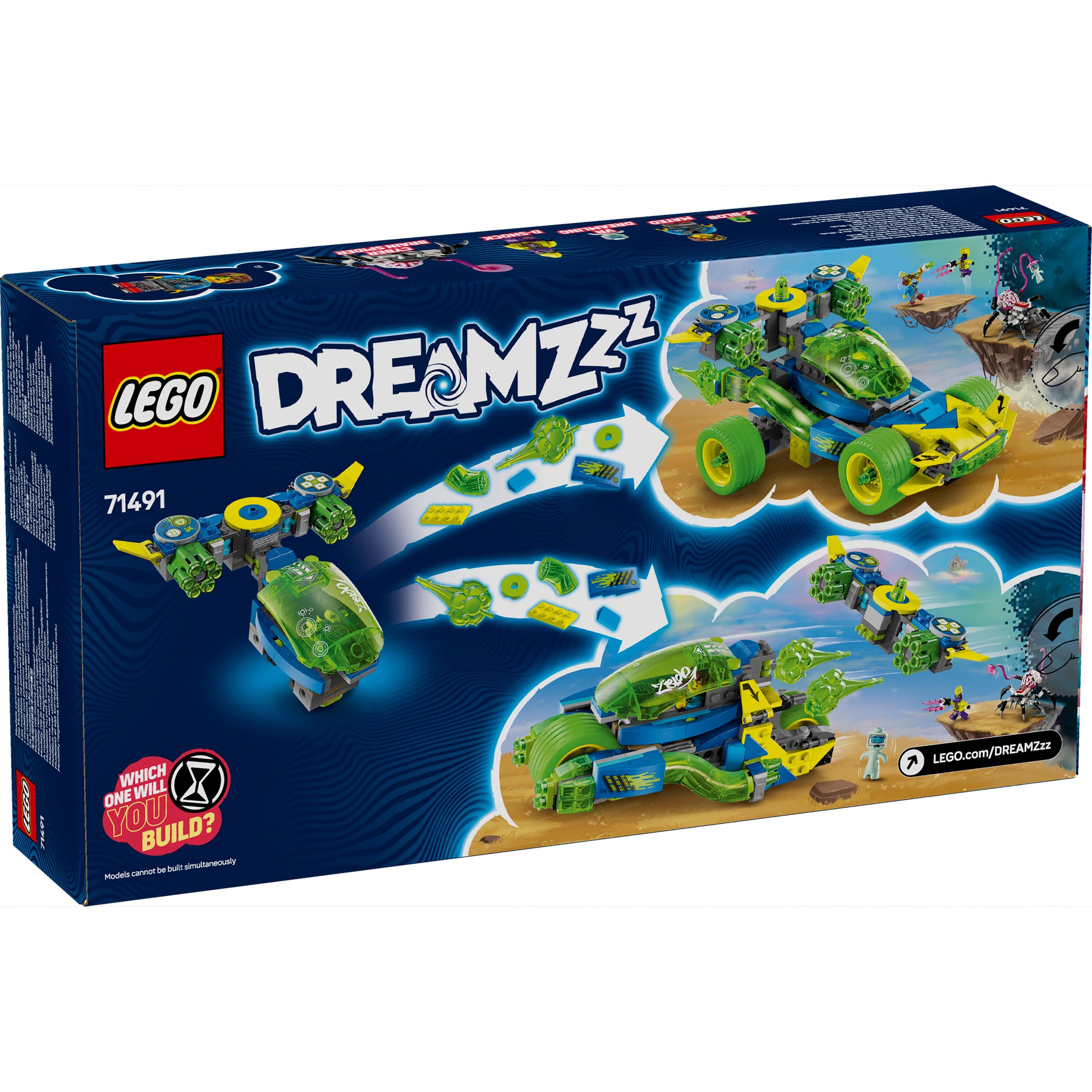 もやしヘッド LEGO 71491 DREAMZzz Mateo and the Z-Blob Action Race Car – Toyworld NZ