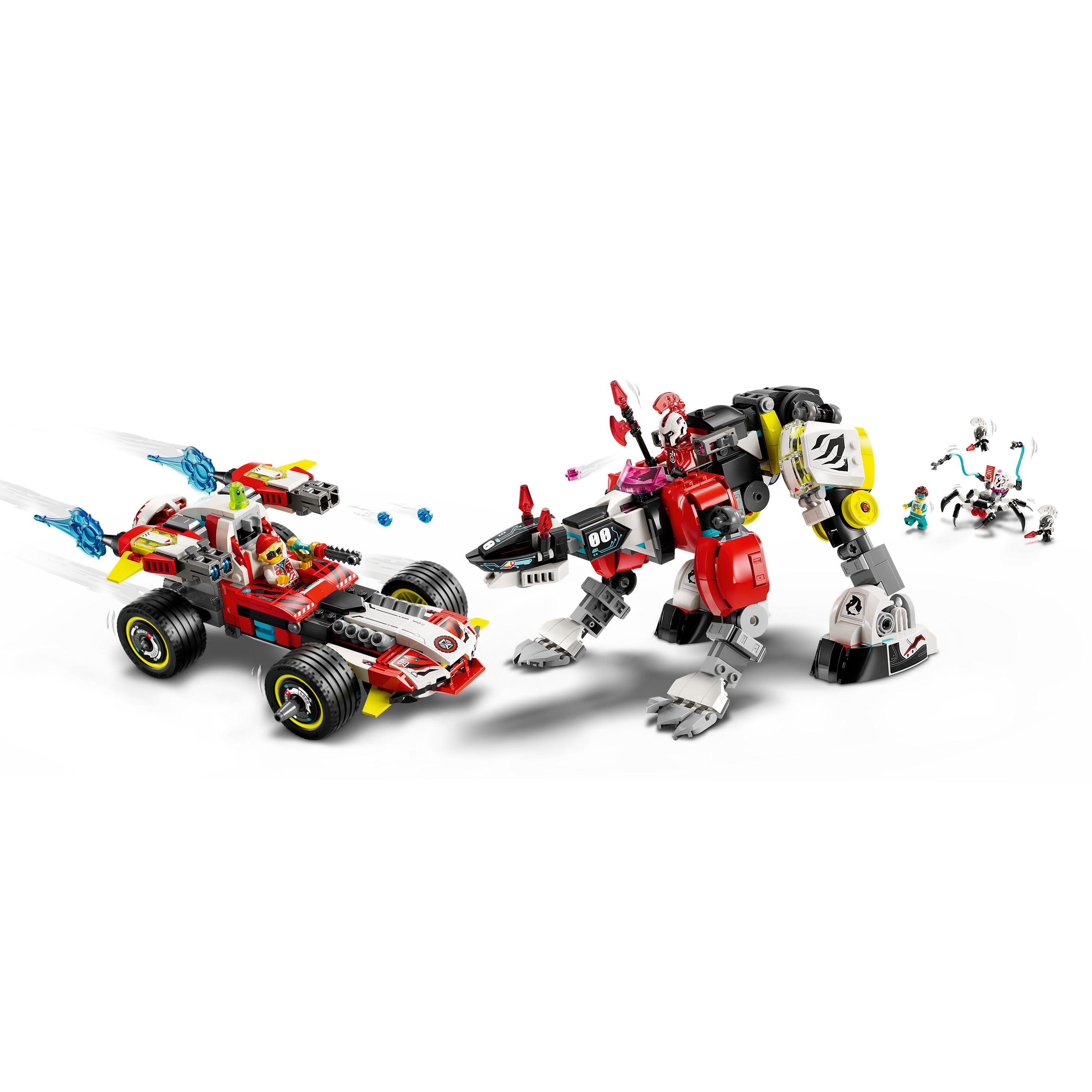 LEGO 71497 DREAMZzz Cooper's Tiger Mech & Zero's Hot Rod Car