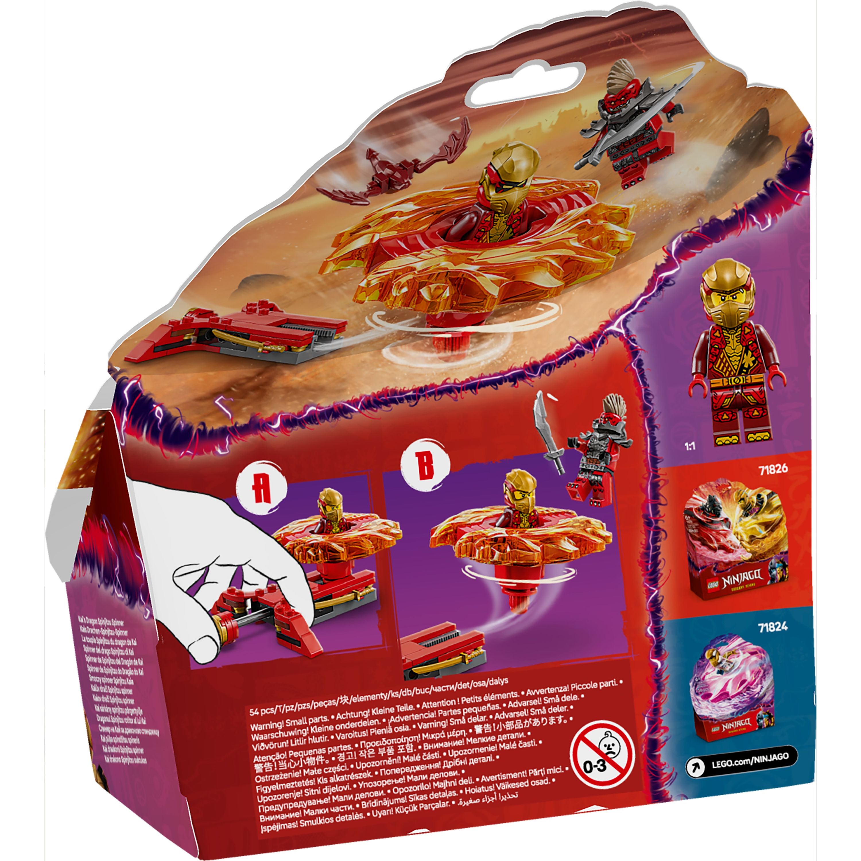 LEGO 71823 NINJAGO Kai's Dragon Spinjitzu Spinner