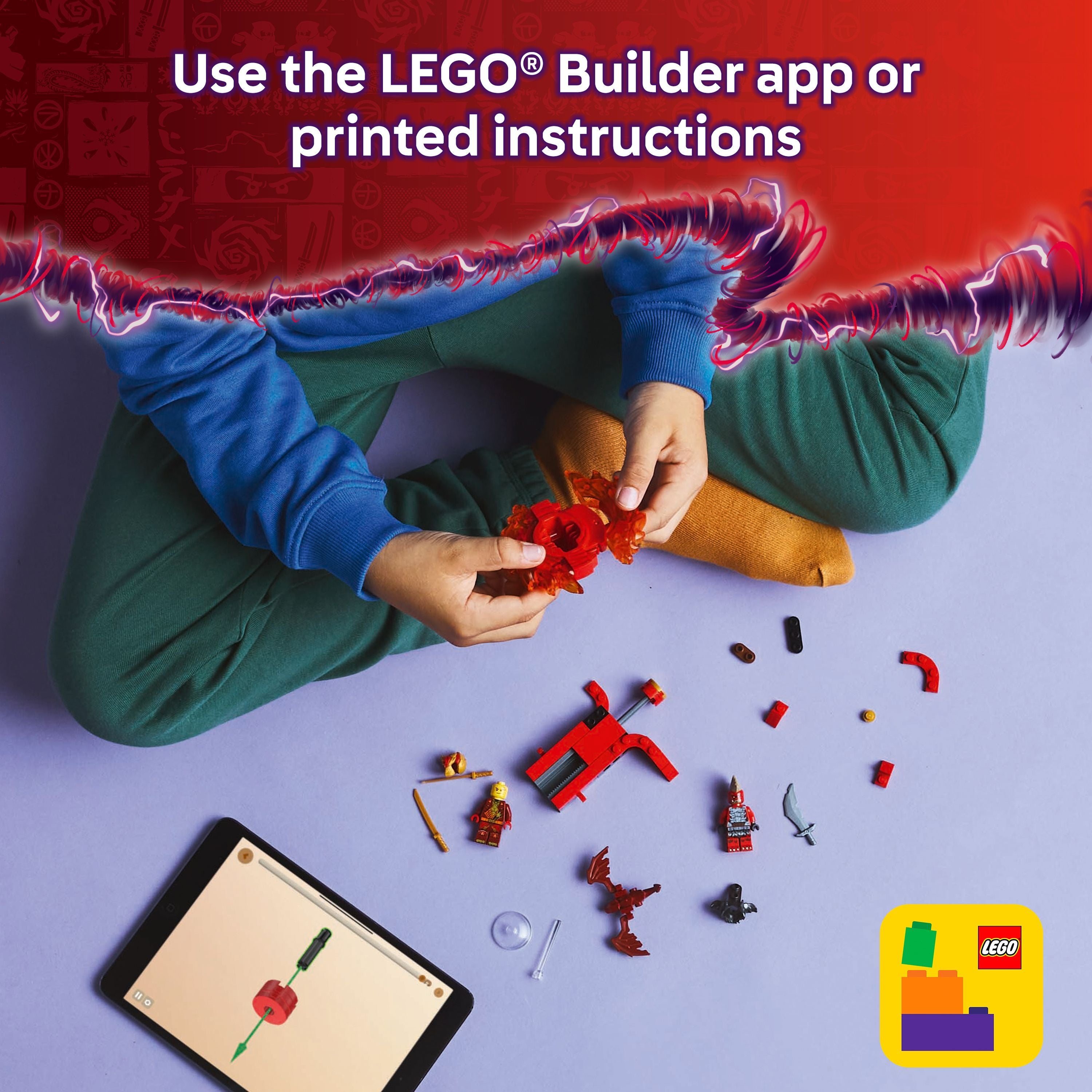 LEGO 71823 NINJAGO Kai's Dragon Spinjitzu Spinner