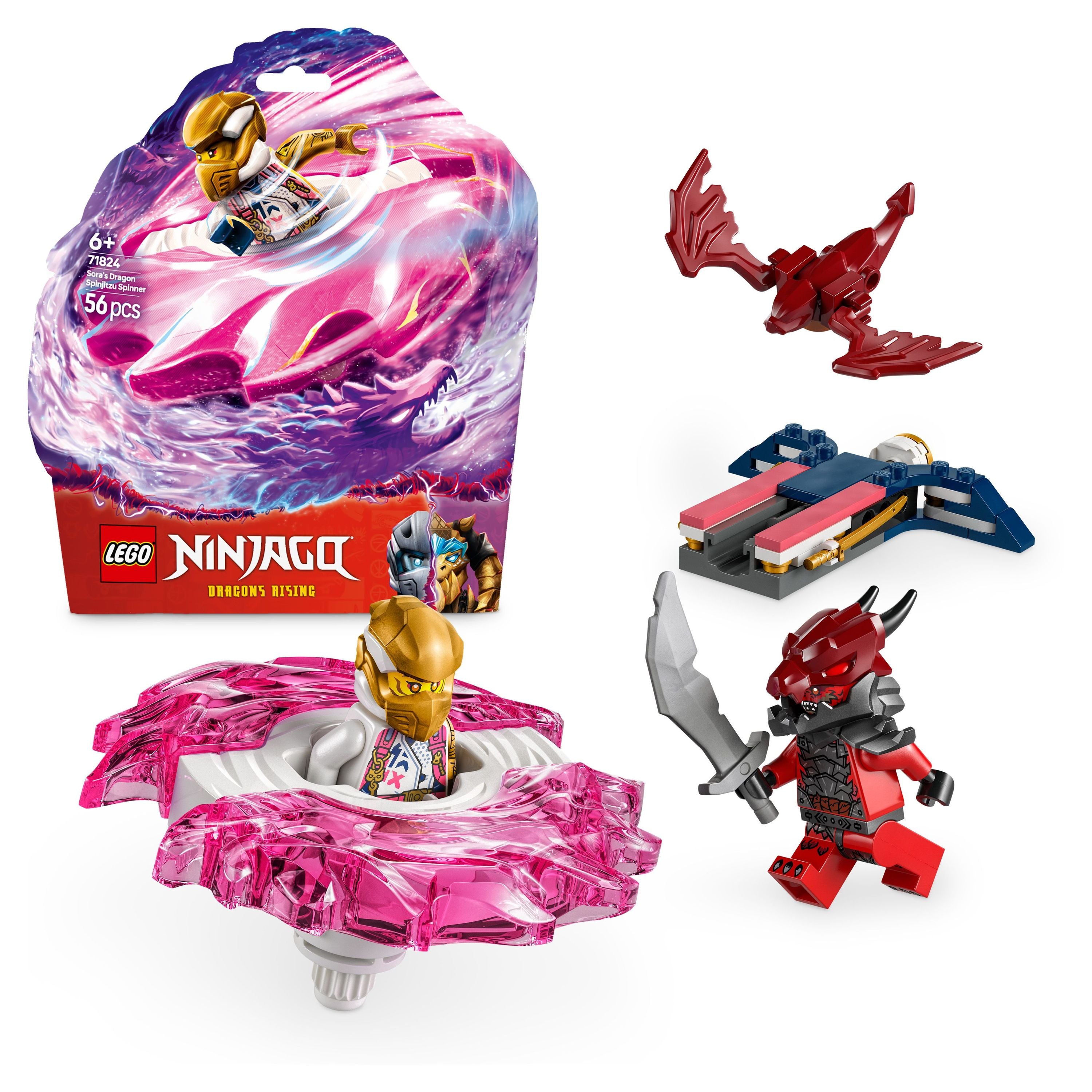 LEGO 71824 NINJAGO Sora's Dragon Spinjitzu Spinner – Toyworld NZ