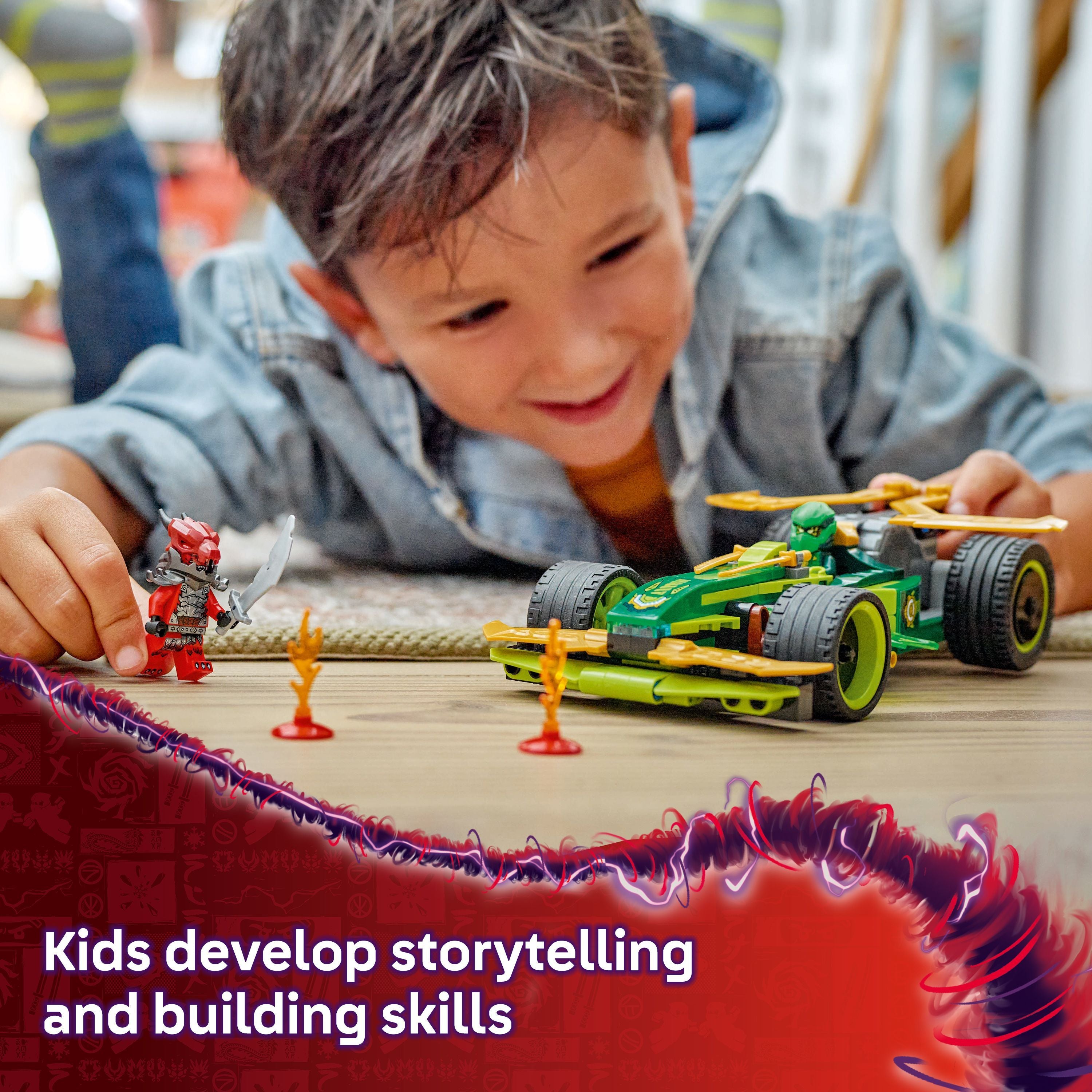 LEGO 71828 NINJAGO Lloyd's Pull-Back Race Car