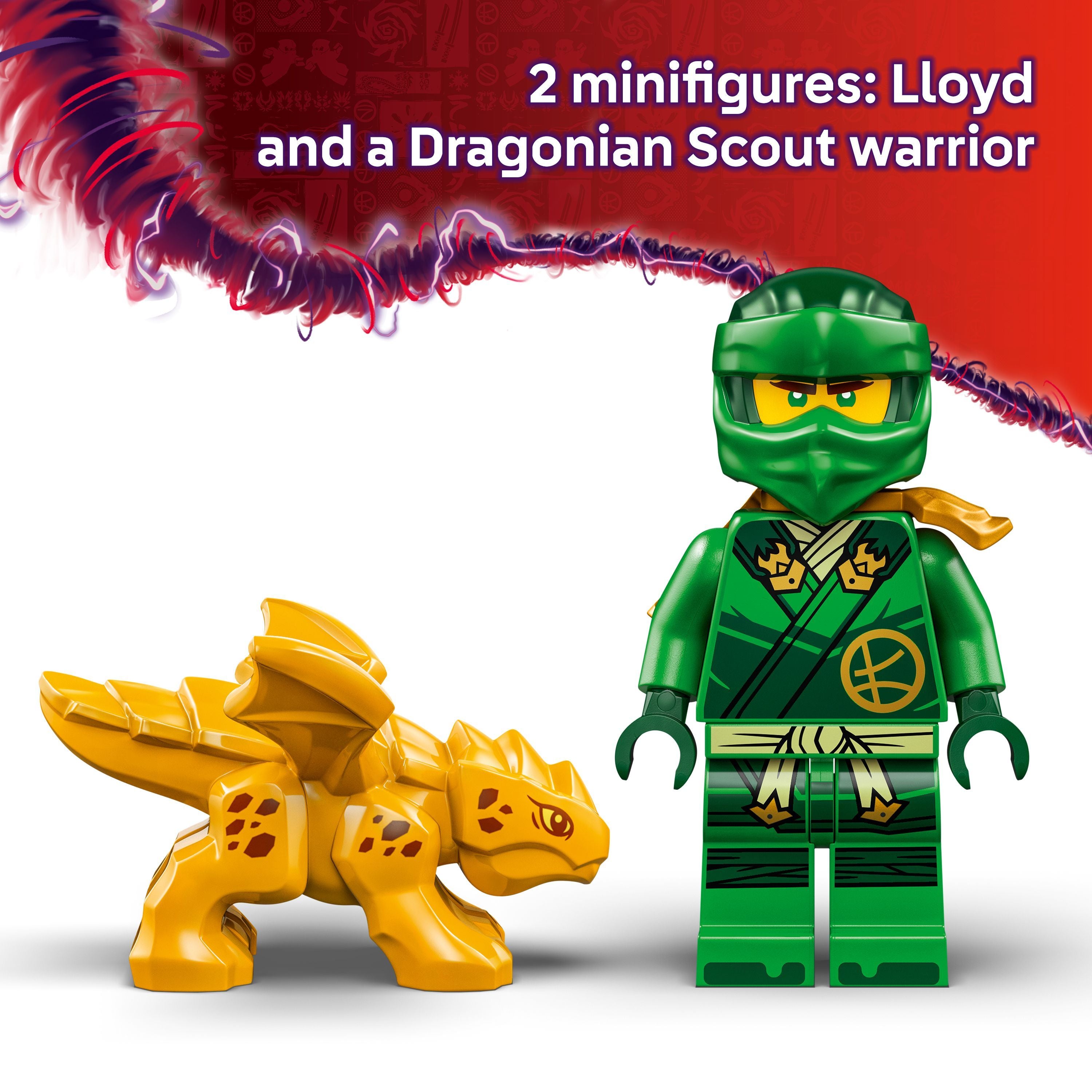 LEGO 71829 NINJAGO Lloyd's Green Forest Dragon – Toyworld NZ