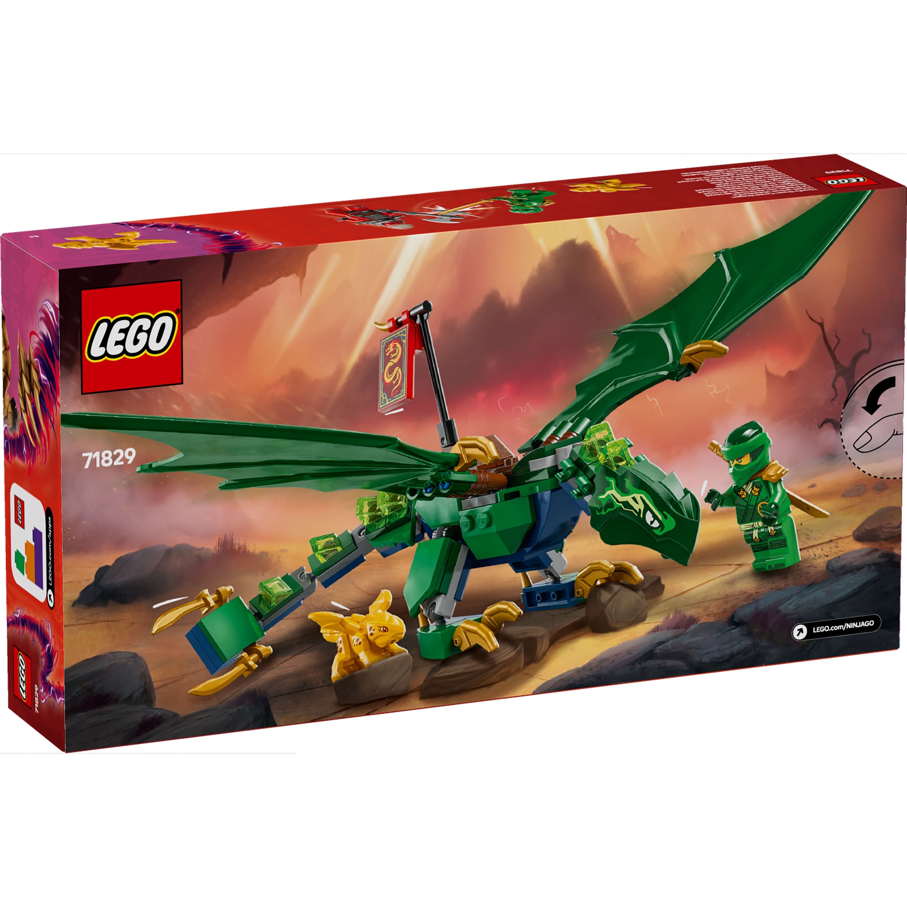 LEGO 71829 NINJAGO Lloyd's Green Forest Dragon