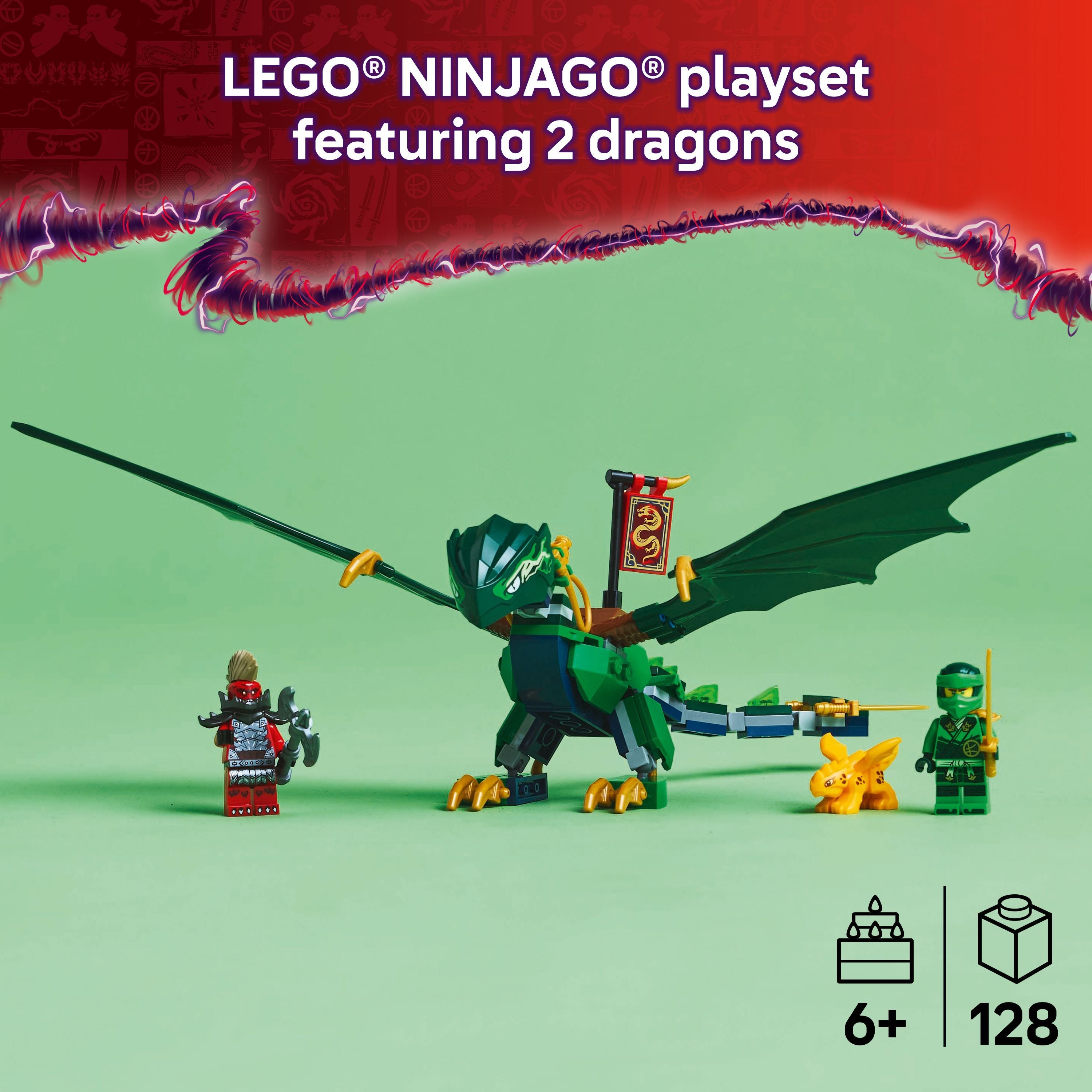 LEGO 71829 NINJAGO Lloyd's Green Forest Dragon