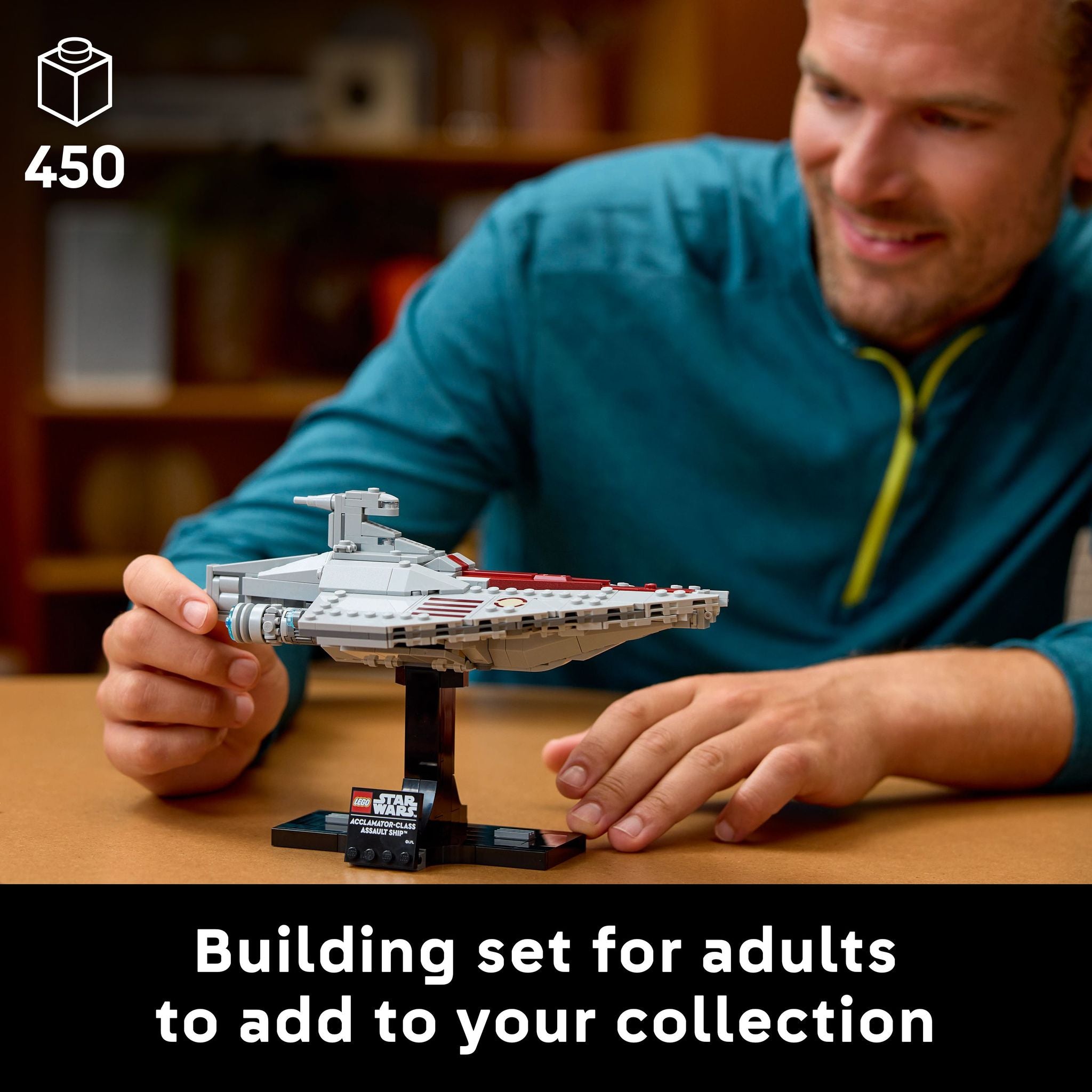Lego star wars 75404 nave d'assalto classe acclamator, astronave da collezione con supporto, regalo per adulti, uomo e donna - Toys Center Lego star wars 75404 nave d'assalto classe acclamator, astronave da collezione con supporto, regalo per adulti, uomo e donna - Toys Center