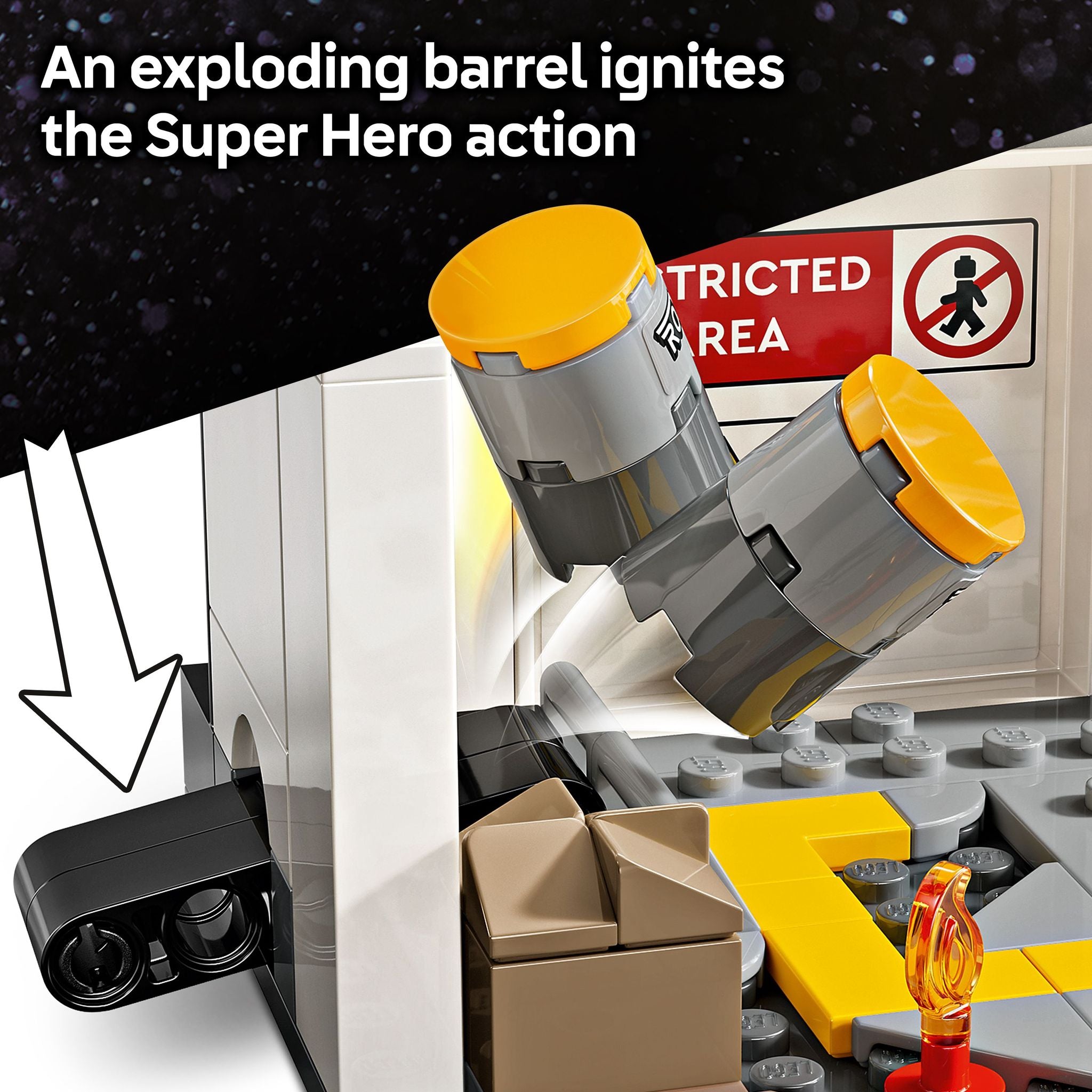 LEGO 76314 Super Heroes Captain America: Civil War Action Battle