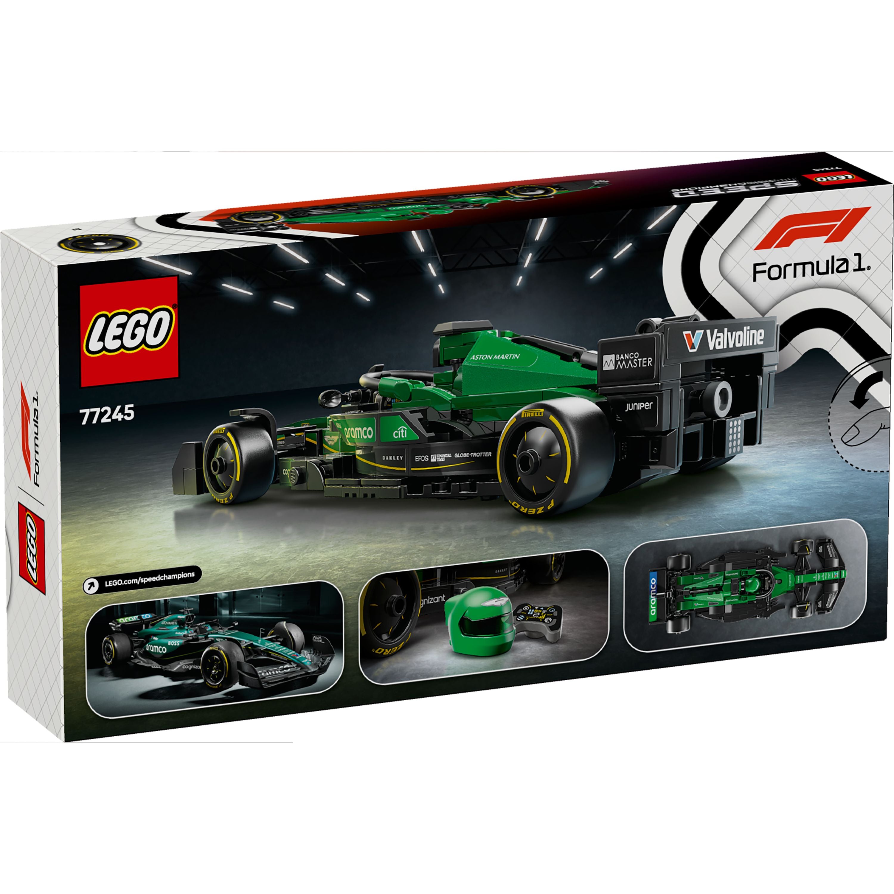 LEGO 77245 Speed Champions Aston Martin Aramco F1 AMR24 Race Car