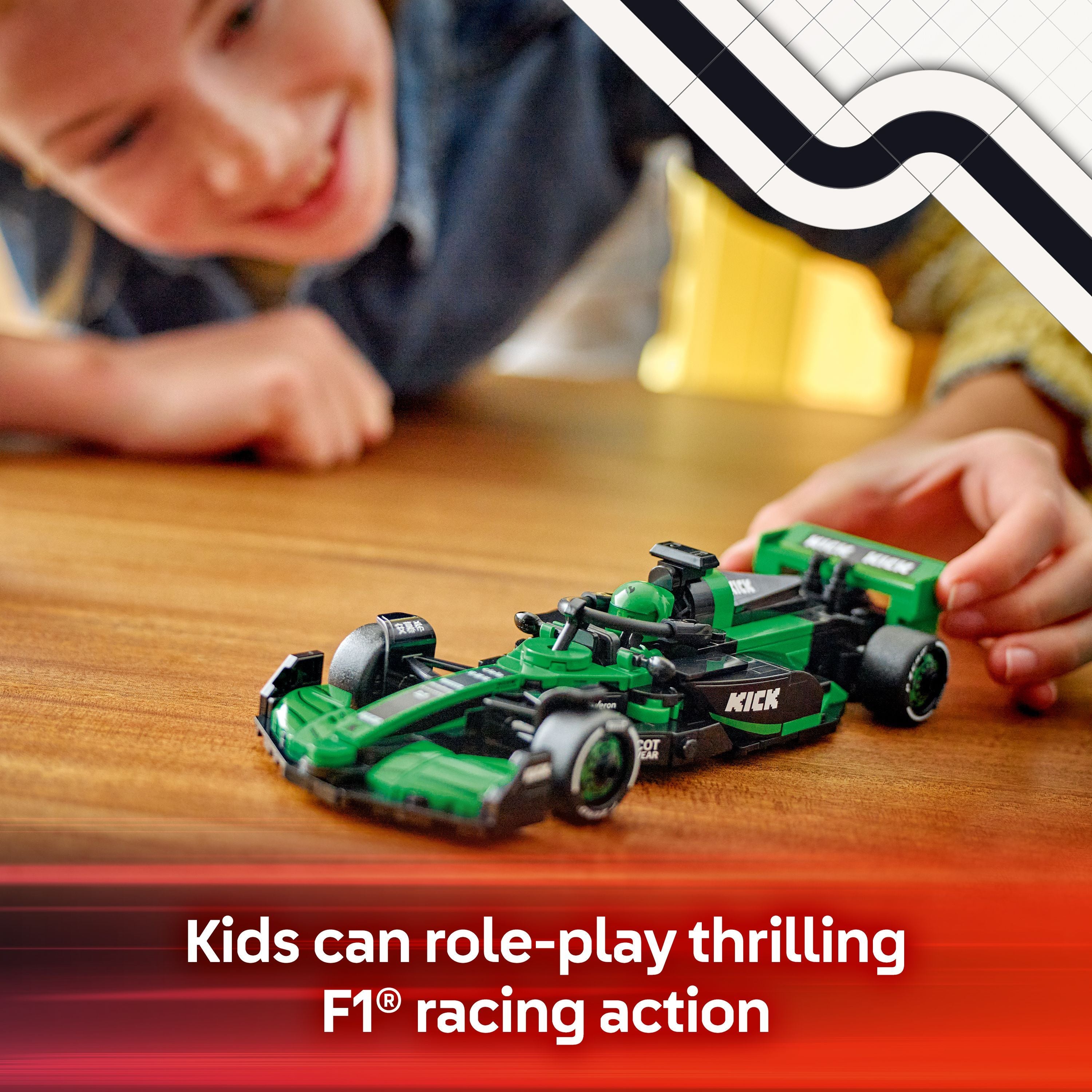 LEGO 77247 Speed Champions KICK Sauber F1 Team C44 Race Car