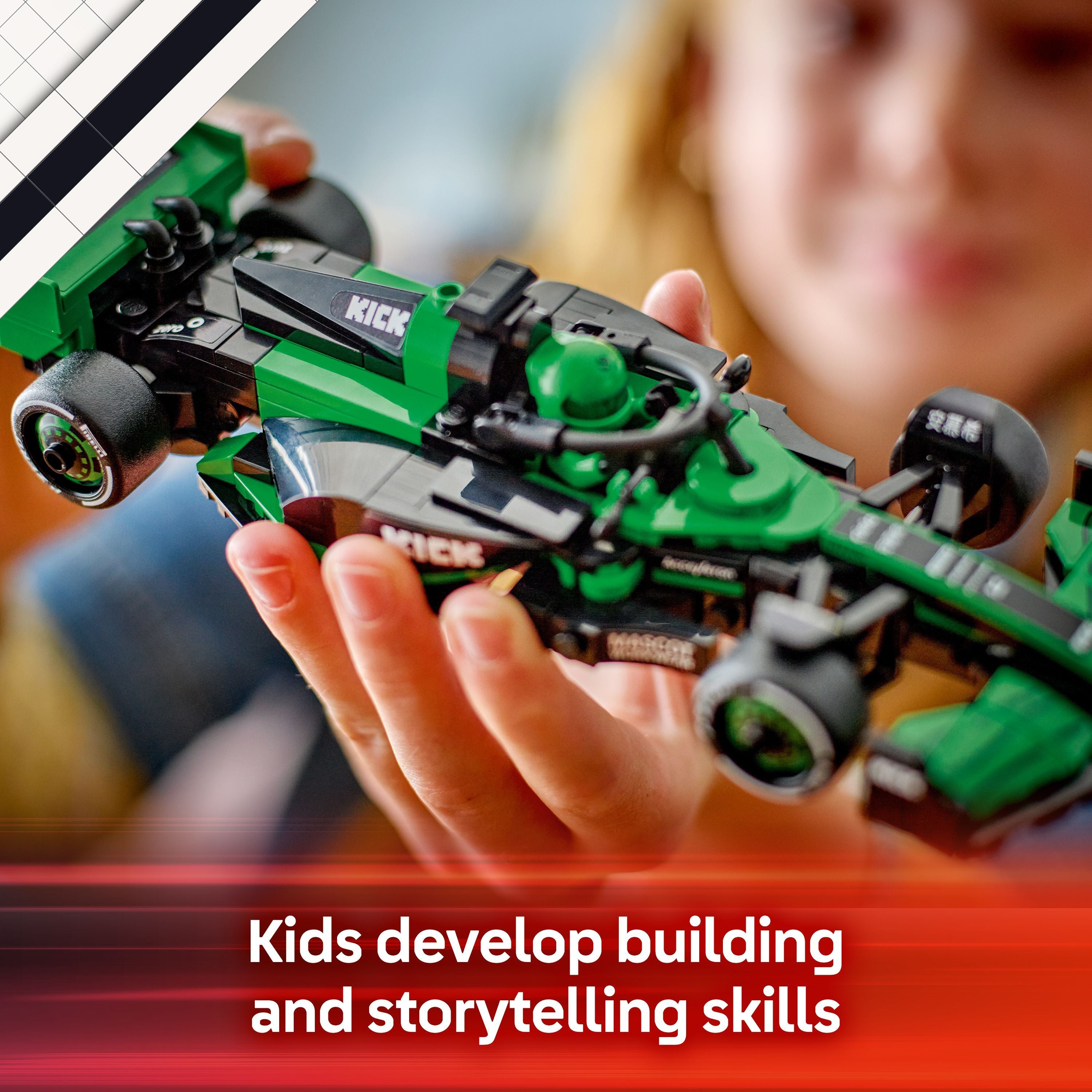 LEGO 77247 Speed Champions KICK Sauber F1 Team C44 Race Car