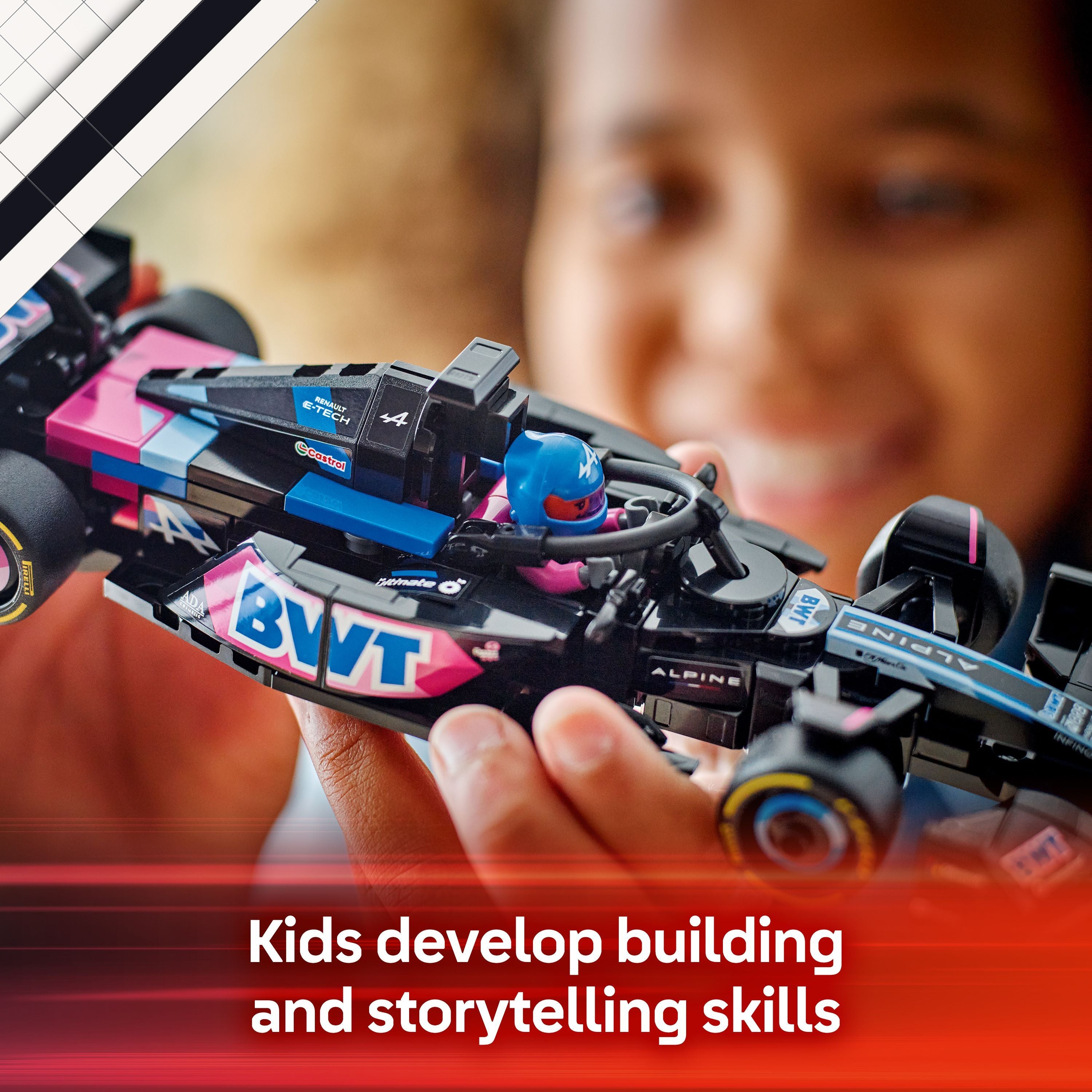 LEGO 77248 Speed Champions BWT Alpine F1 Team A524 Race Car