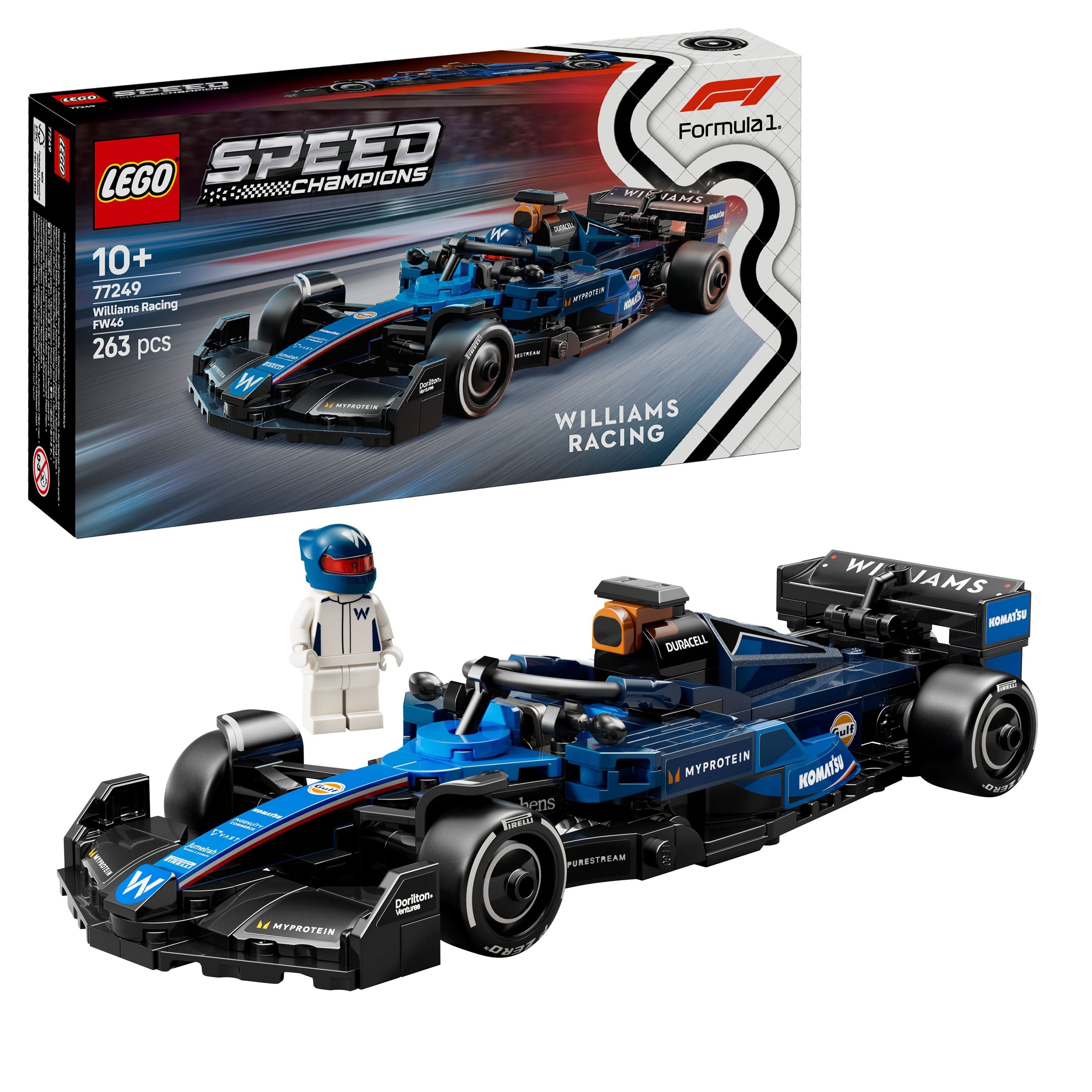 ウィリアムズF1 ワールドチャンピオンセット LEGO 77249 Speed Champions Williams Racing FW46 F1 Race Car