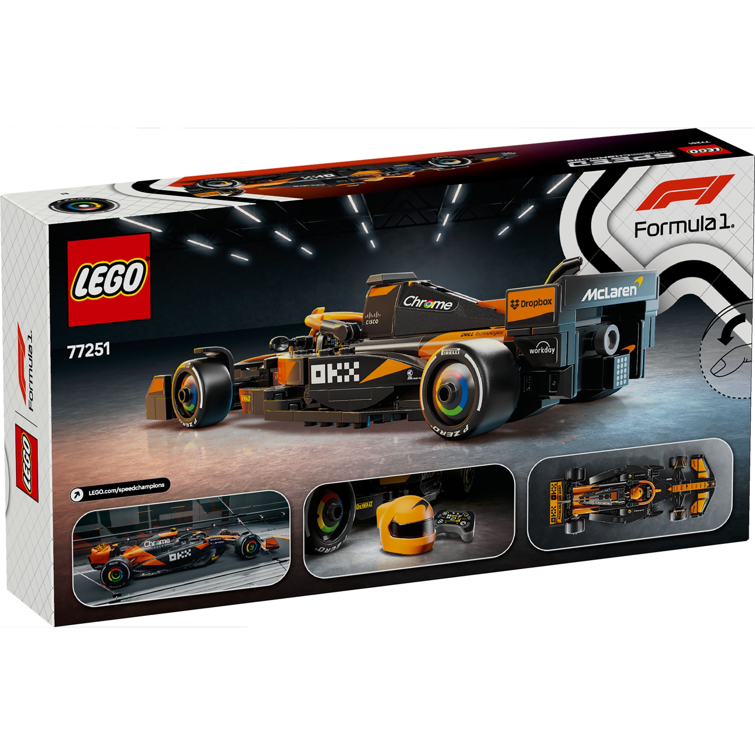 LEGO 77251 Speed Champions McLaren F1 Team MCL38 Race Car