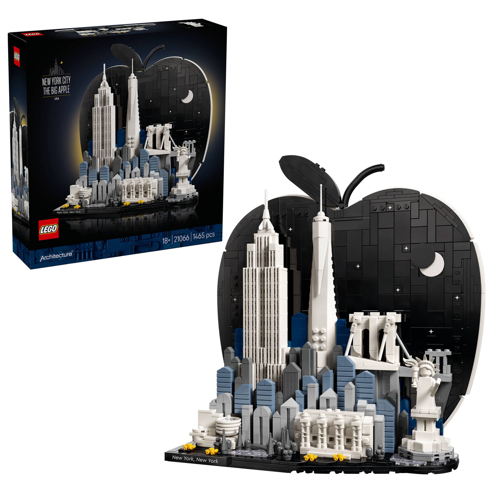 LEGO 21066 Architecture New York City The Big Apple Set assembled, and in packaging