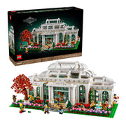 Assembled LEGO 21353 The Botanical Garden building set, with packaging
