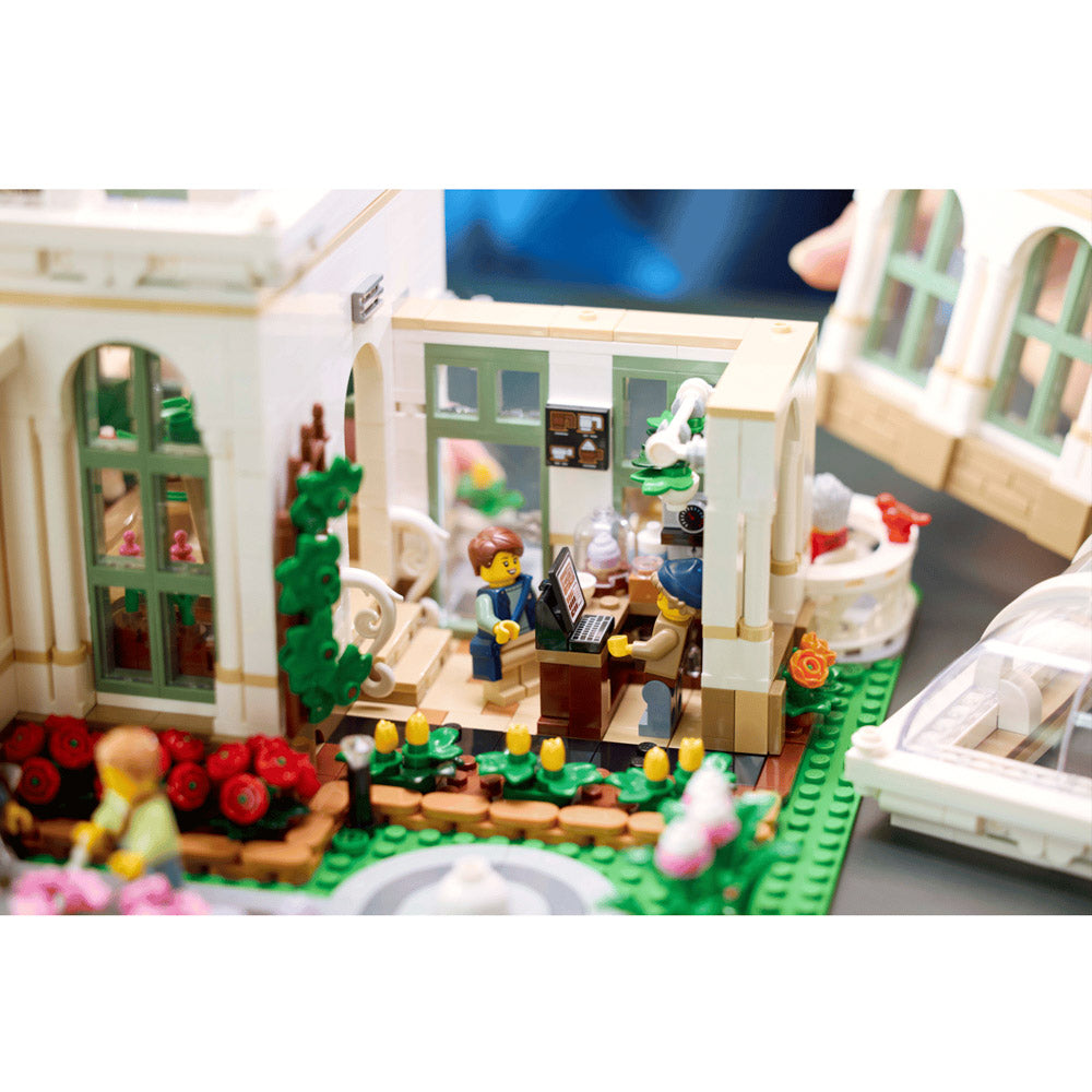 Assembled LEGO 21353 The Botanical Garden building set