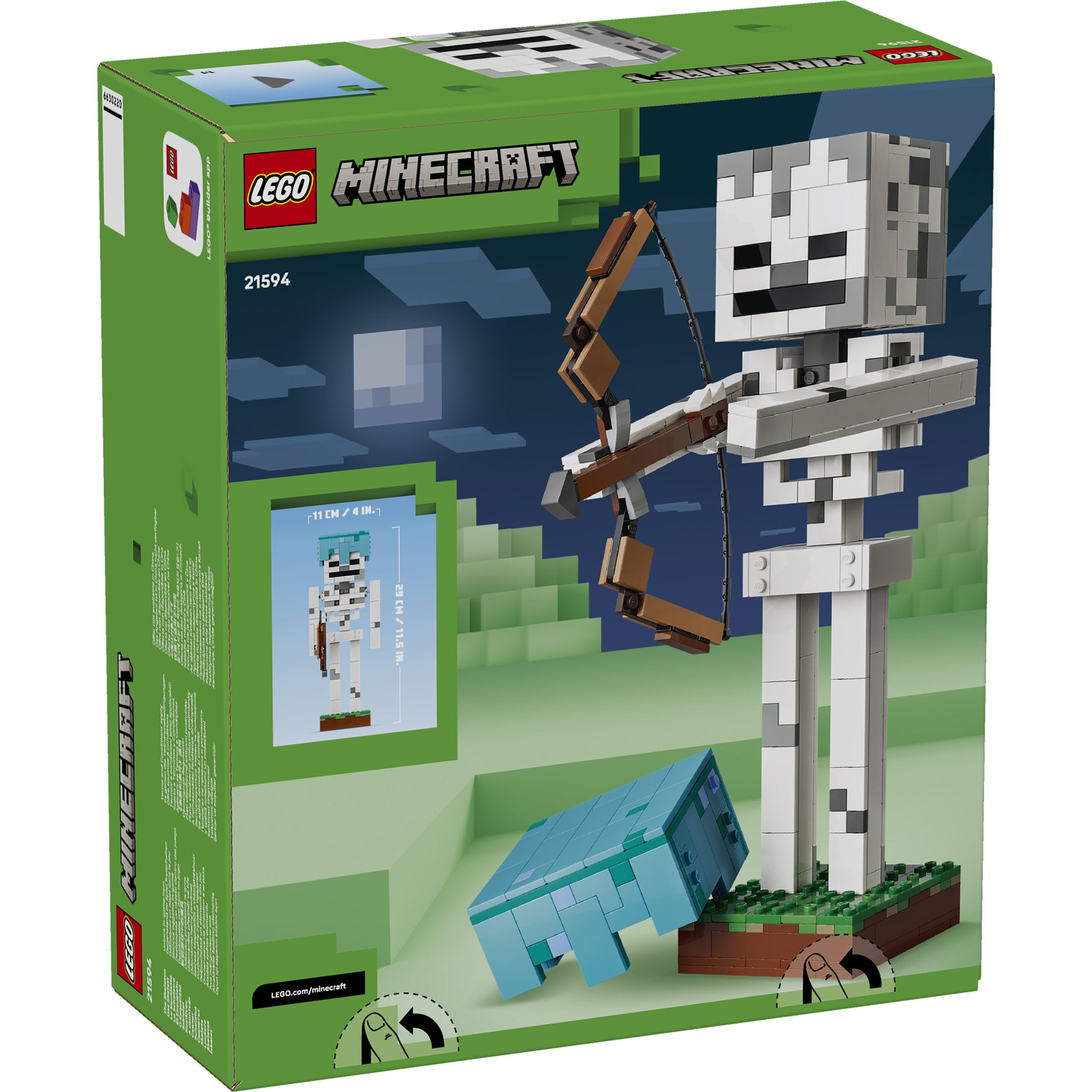 LEGO 21594 Minecraft The Skeleton Set in packaging