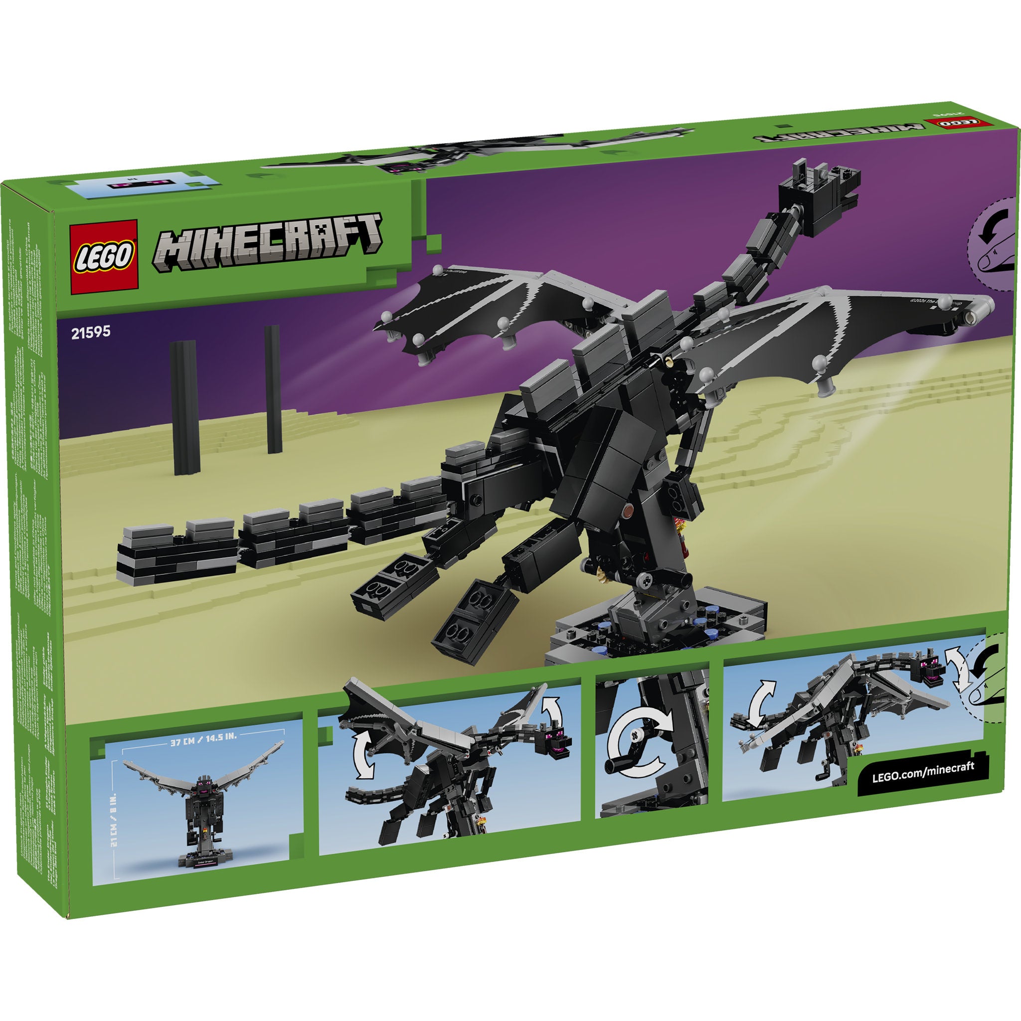 LEGO 21595 Minecraft The Ender Dragon Set in packaging