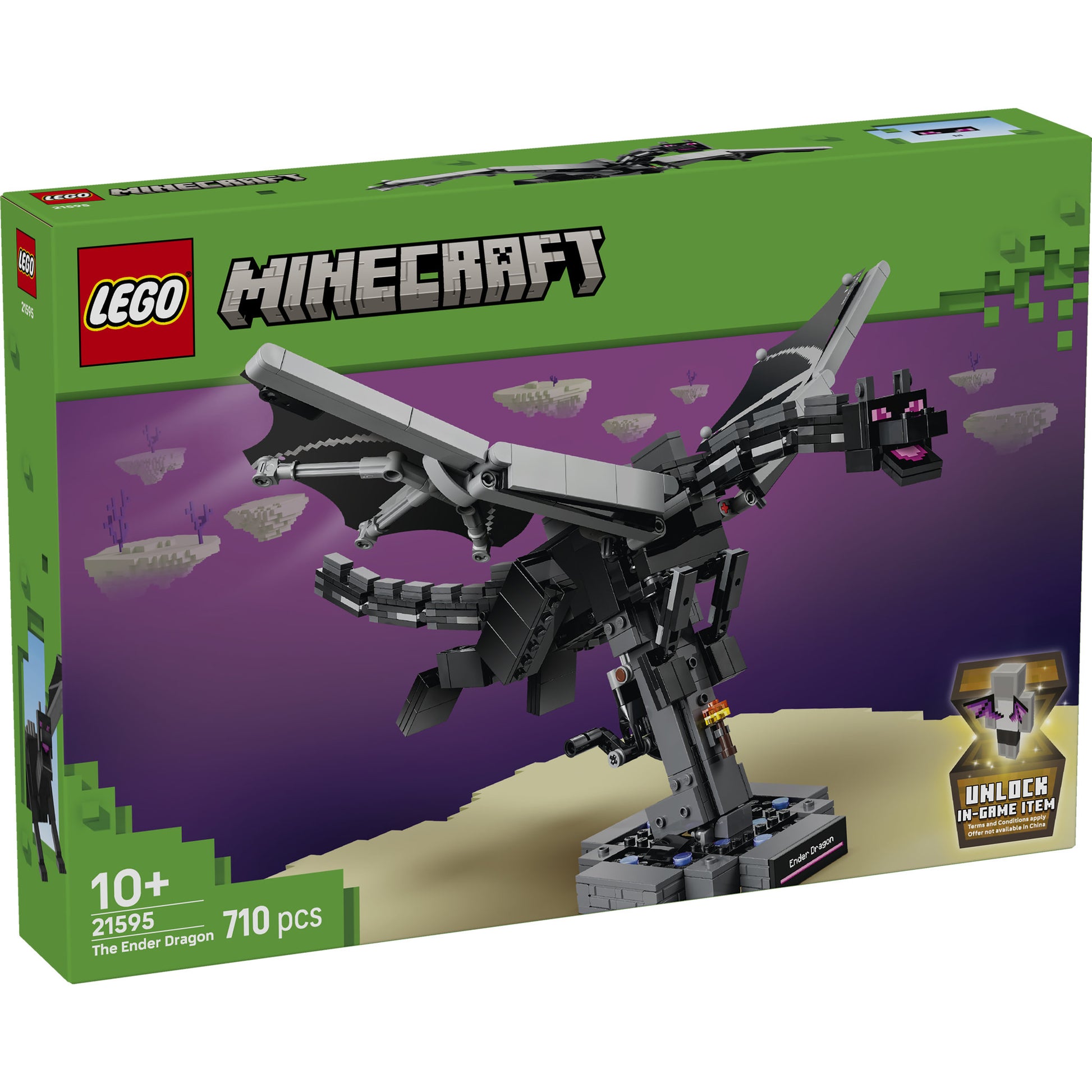 LEGO 21595 Minecraft The Ender Dragon Set in packaging