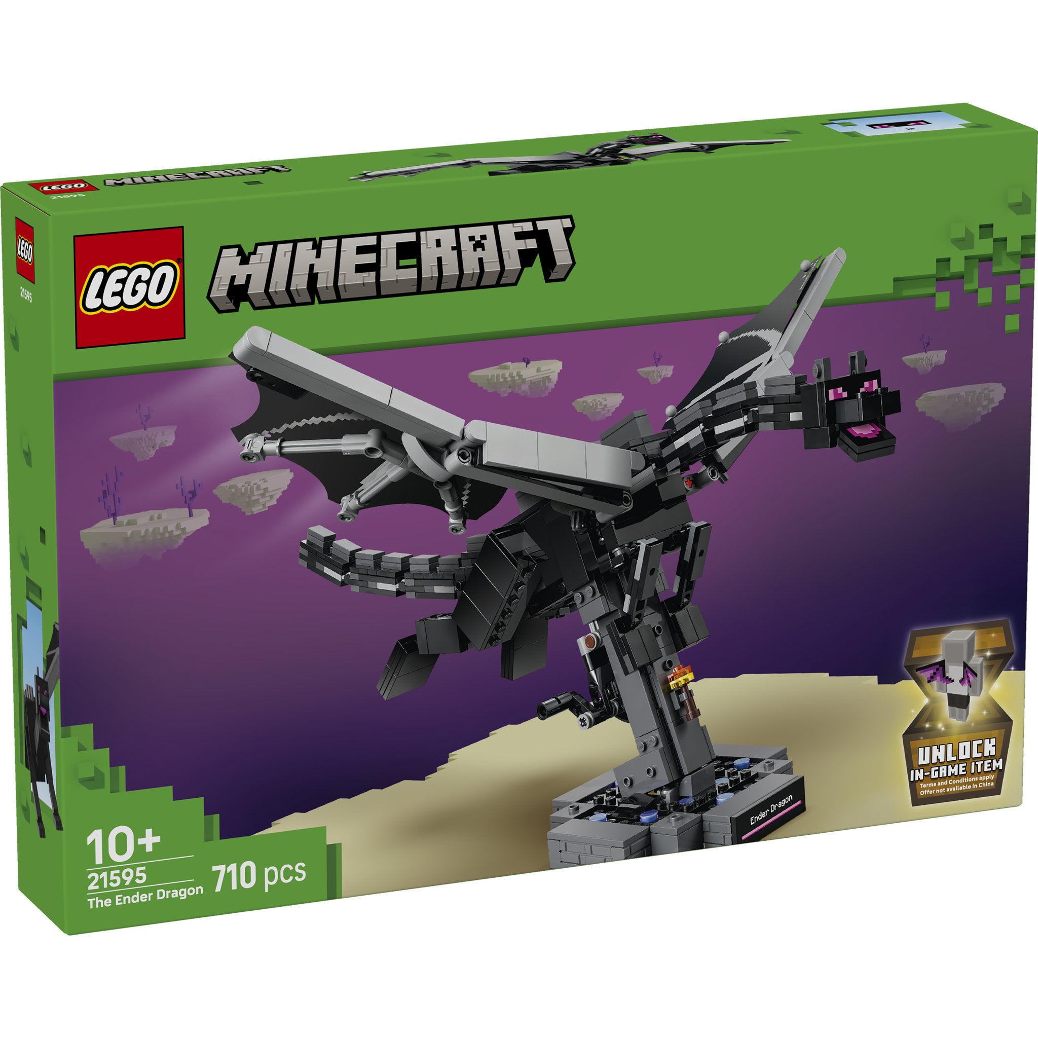 LEGO 21595 Minecraft The Ender Dragon Set in packaging