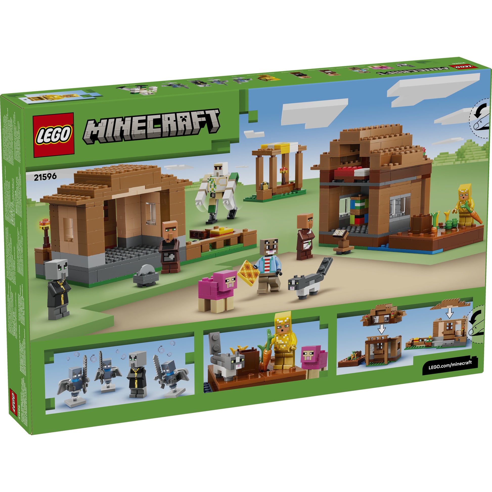 LEGO 21596 Minecraft The Village Attack Set in packaging