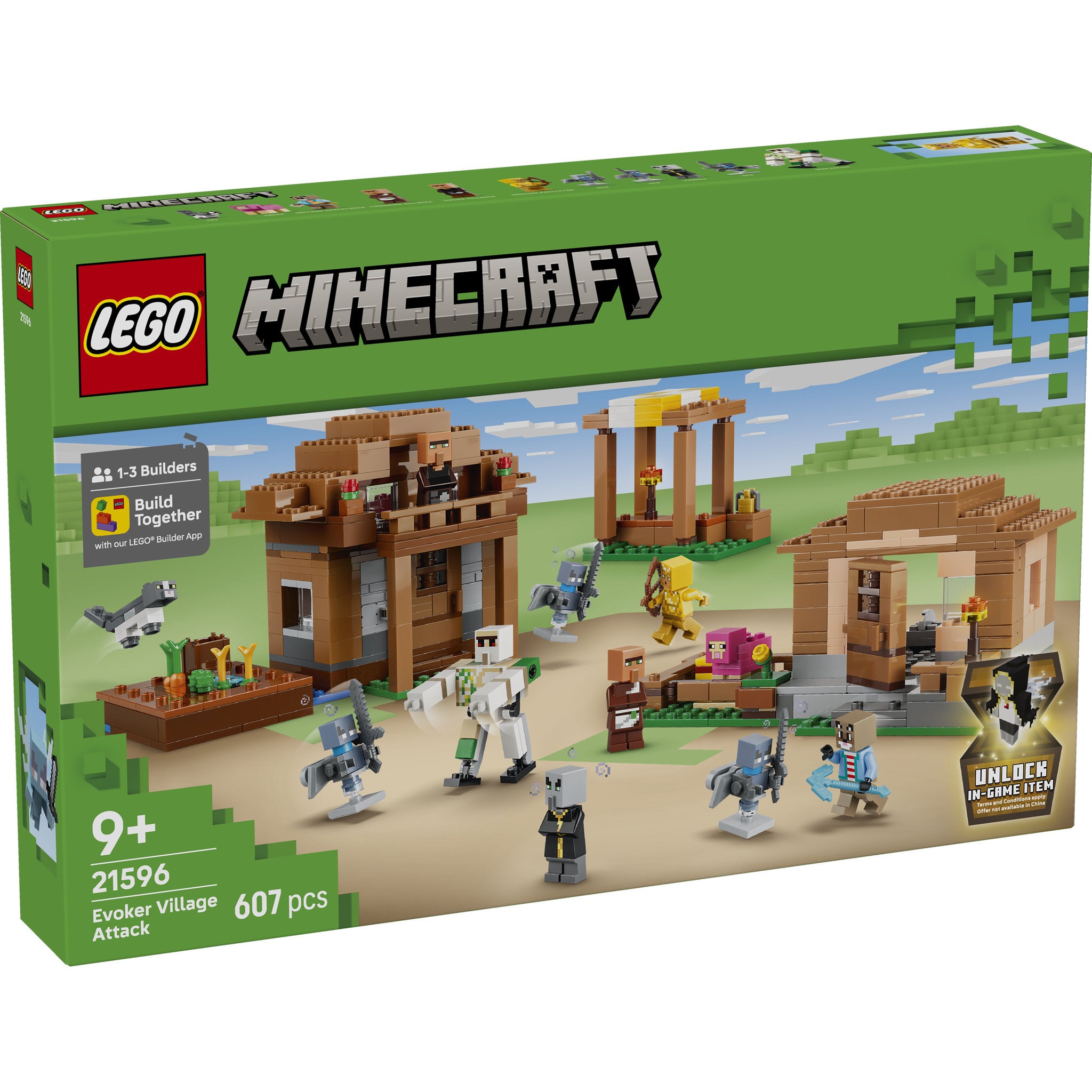 LEGO 21596 Minecraft The Village Attack Set in packaging