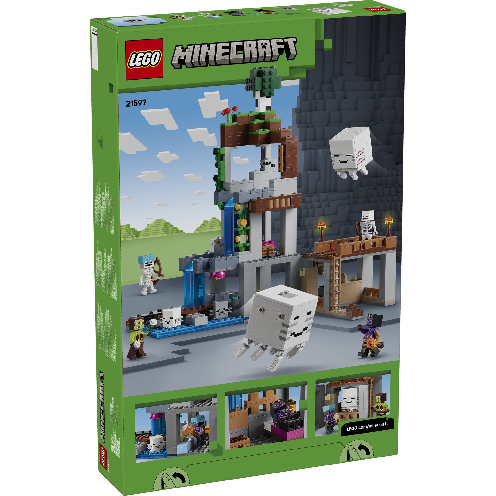LEGO 21597 Minecraft Ghast Station Waterfall Set in packaging