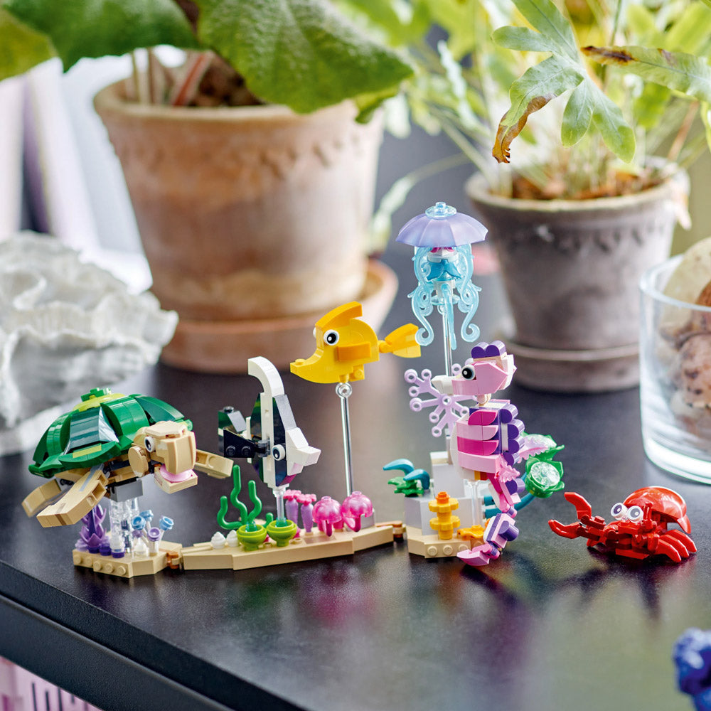 Assembled LEGO 31158 Creator Sea Animals set