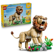 LEGO 31386 Creator 3 in 1 Wild Animals: Majestic Lion Set, assembled and in packaging