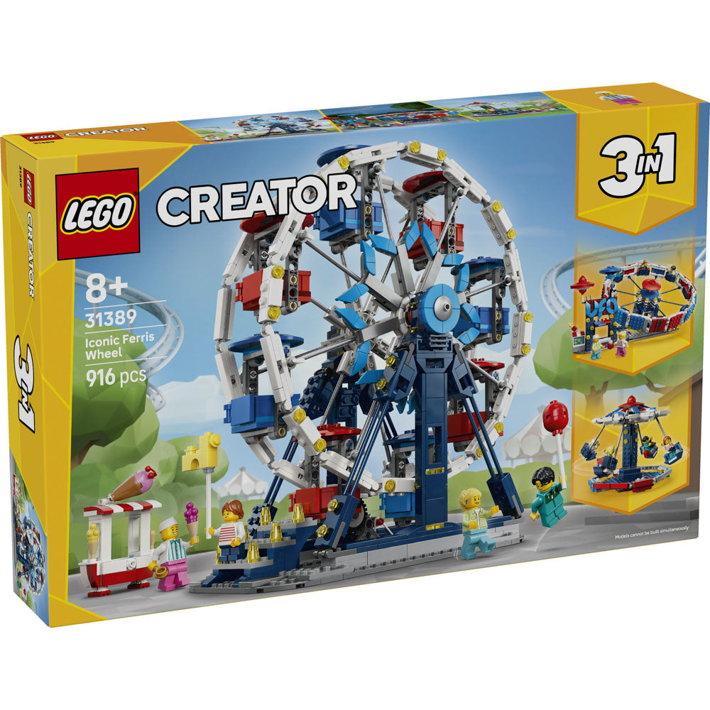 LEGO 31389 Creator Iconic Ferris Wheel Amusement Ride Blue Set in packaging
