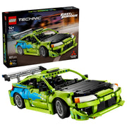 LEGO 42229 Technic Fast and Furious Green Mitsubishi Eclipse Car Set assembled, and in packaging