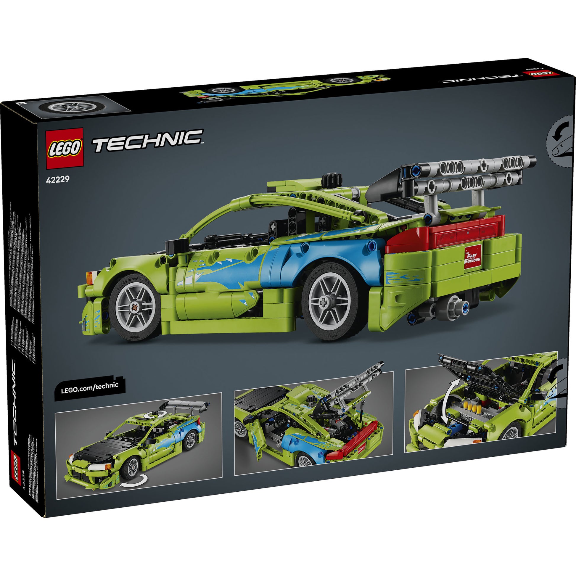LEGO 42229 Technic Fast and Furious Mitsubishi Eclipse Car in packaging
