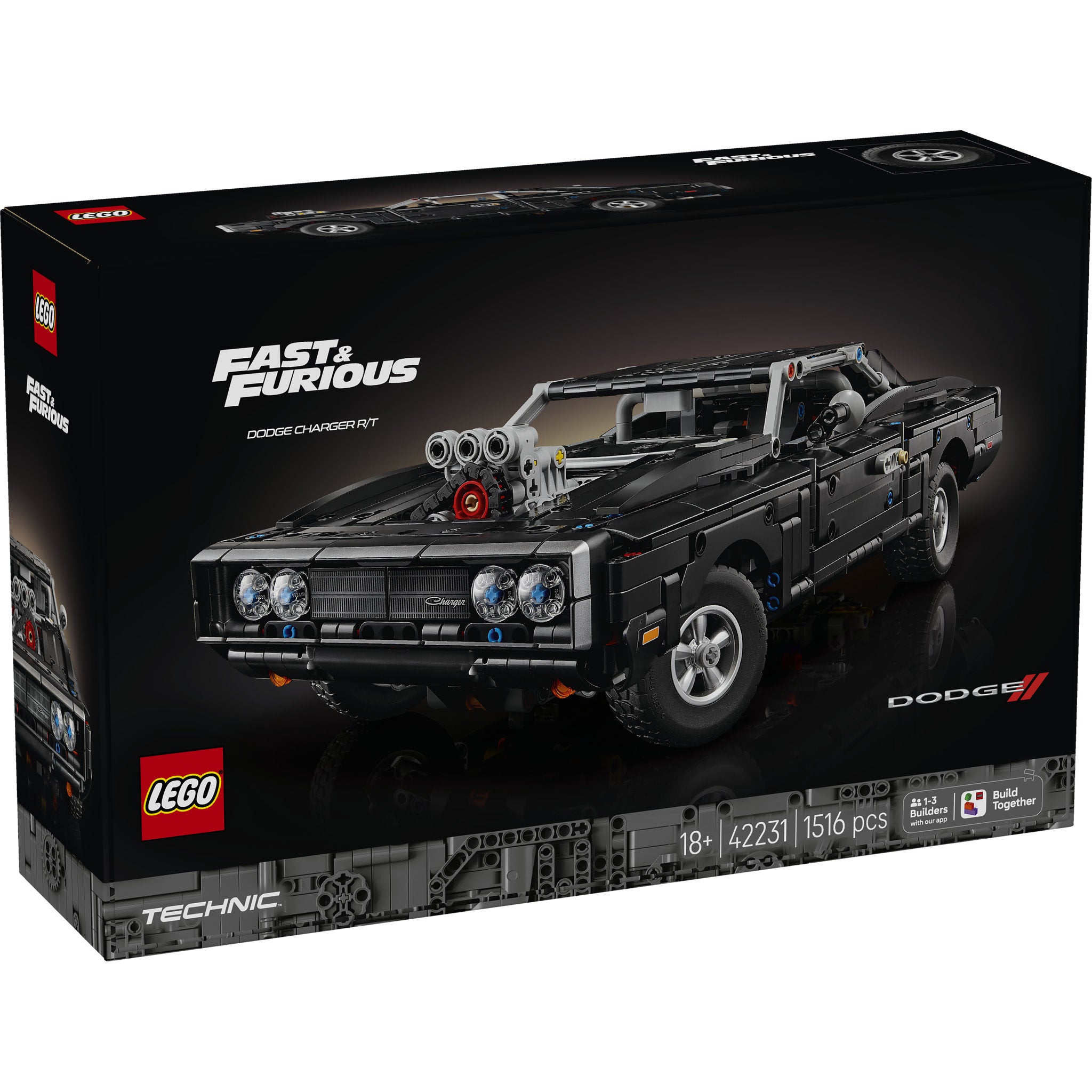 LEGO 42231 Technic Fast And Furious Dodge Charger RT Car Set in packaging