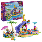 LEGO 42676 Friends Fun Water Park Day Set assembled, and in packaging