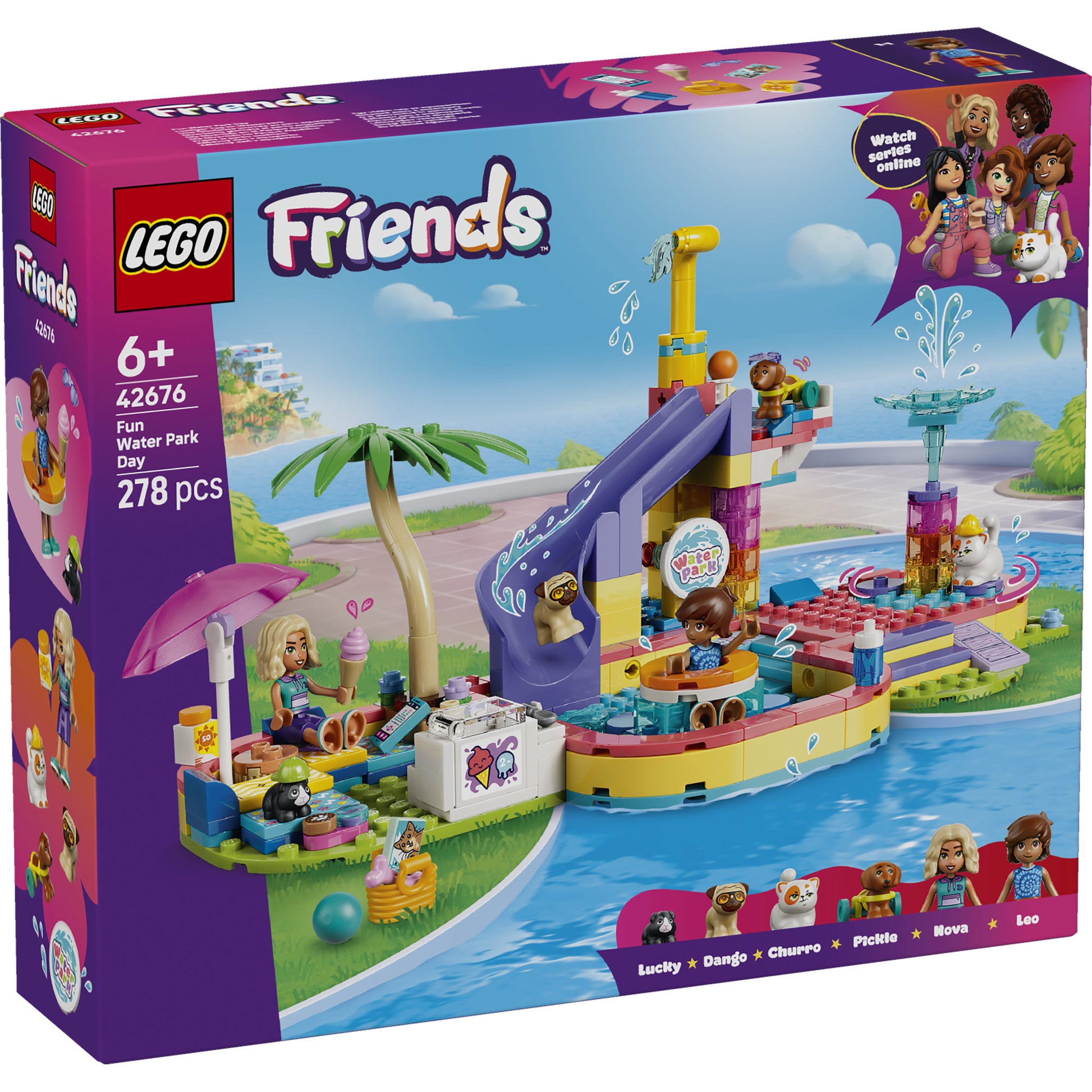 LEGO 42676 Friends Fun Water Park Day Set in packaging