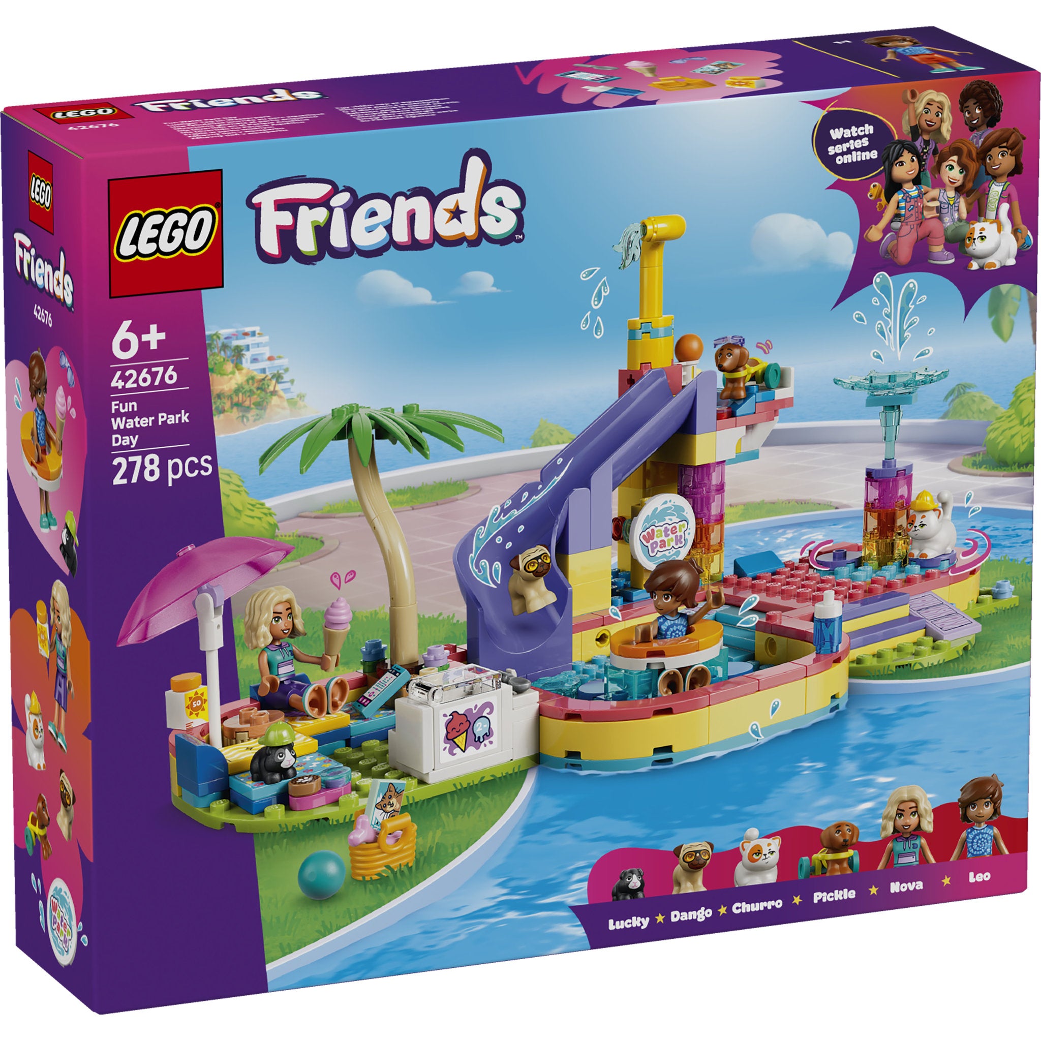LEGO 42676 Friends Fun Water Park Day Set in packaging