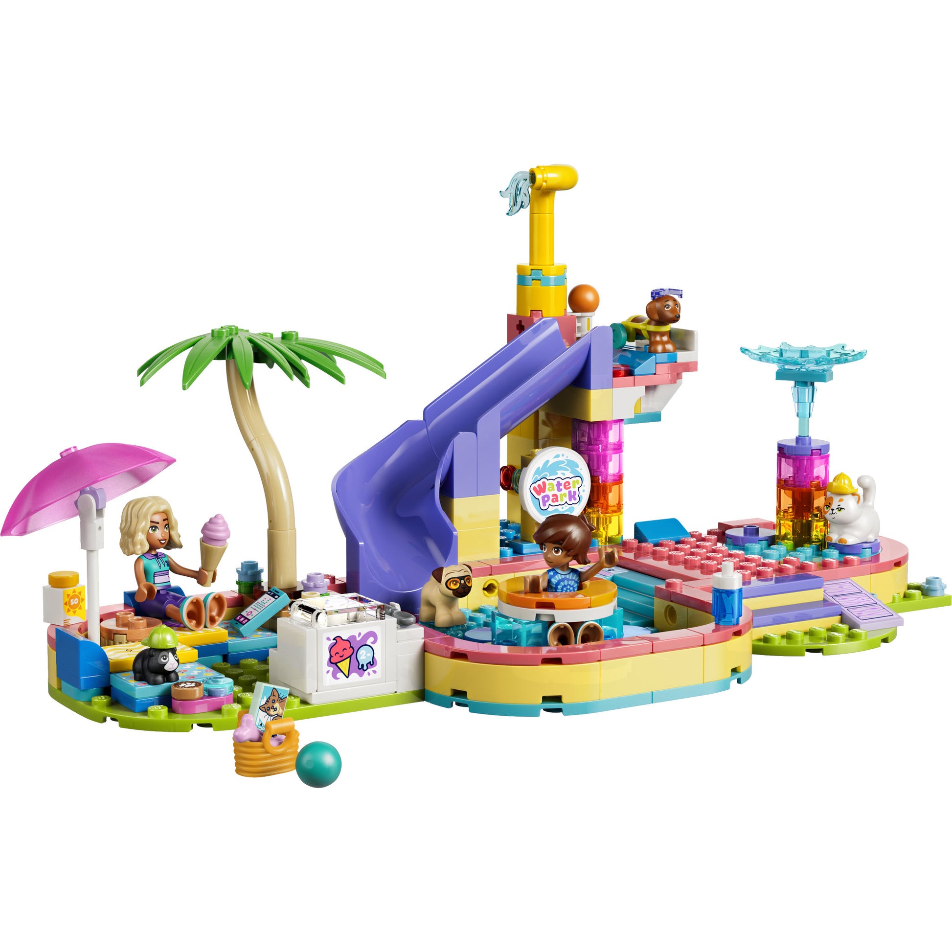 Assembled LEGO 42676 Friends Fun Water Park Day Set